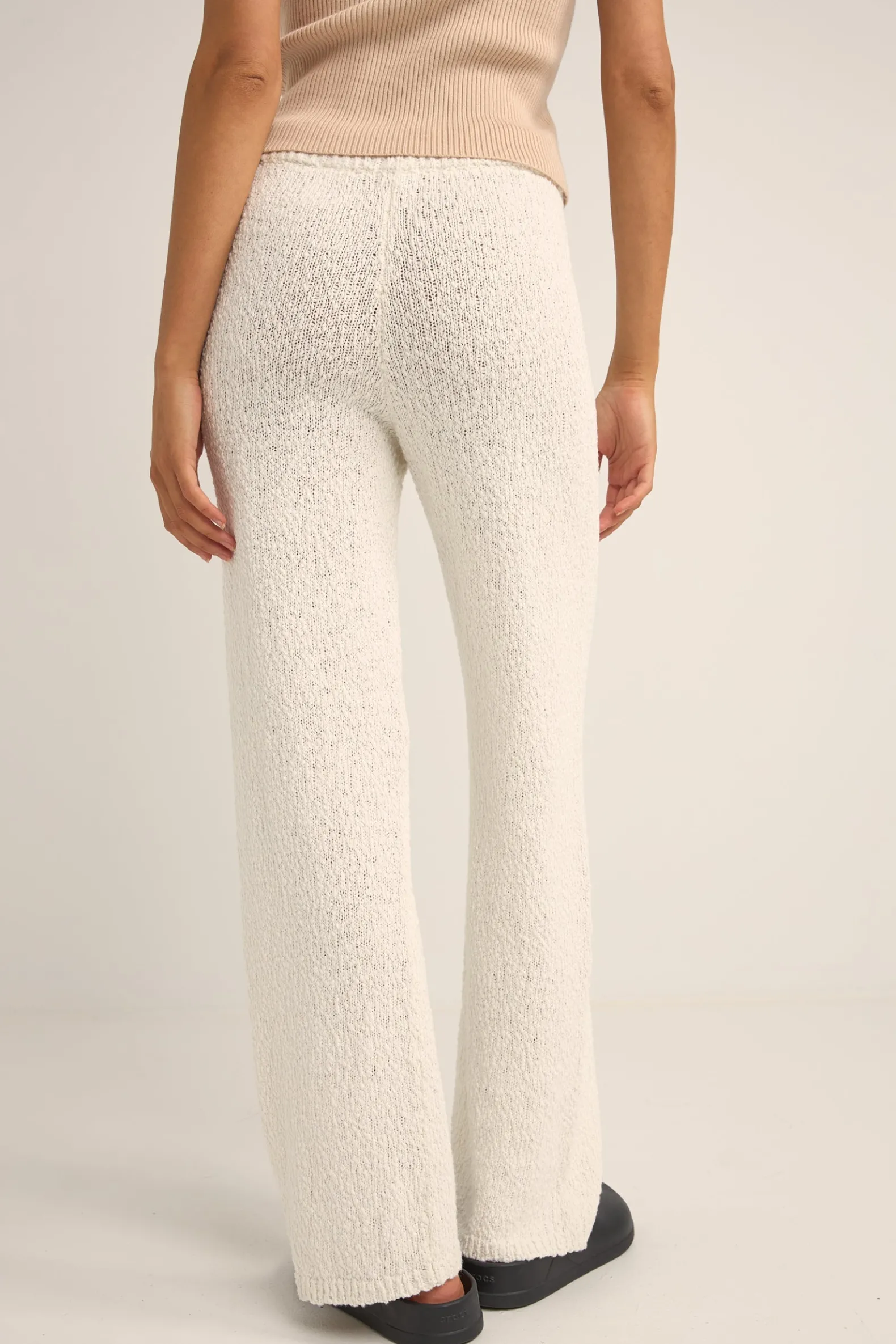 Adele Knit Pant White