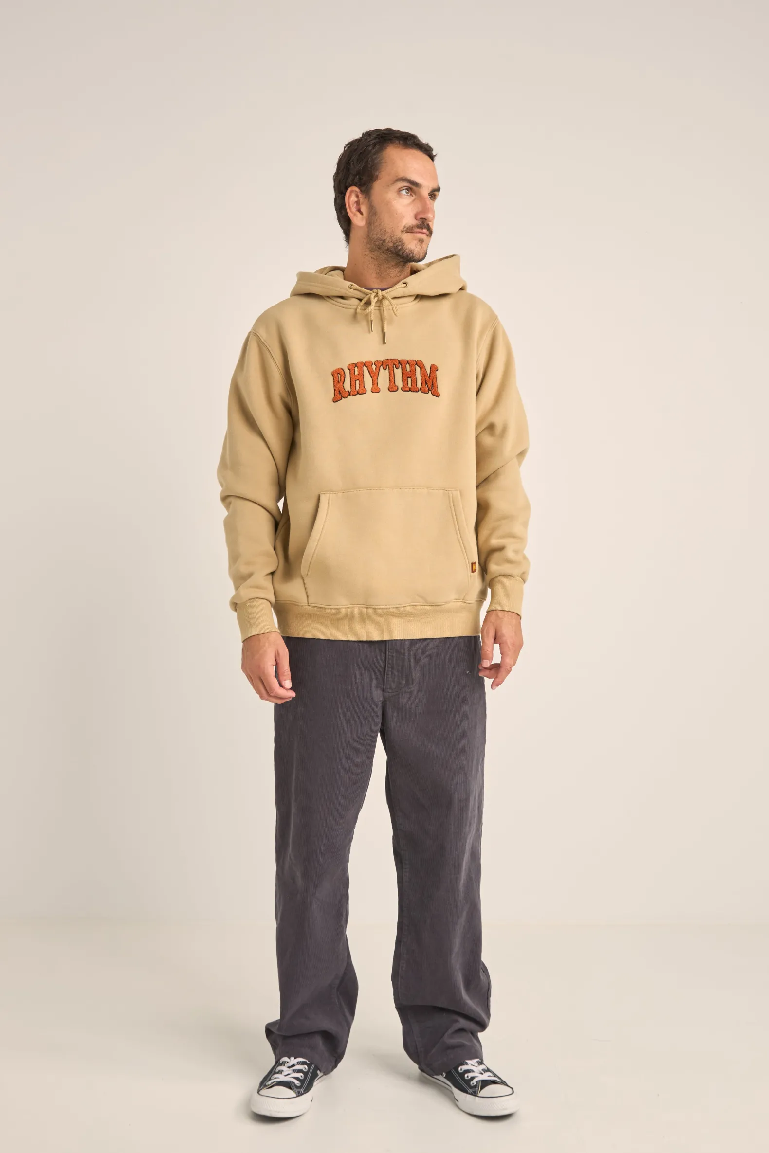 Arch Heavyweight Fleece Hood Sand