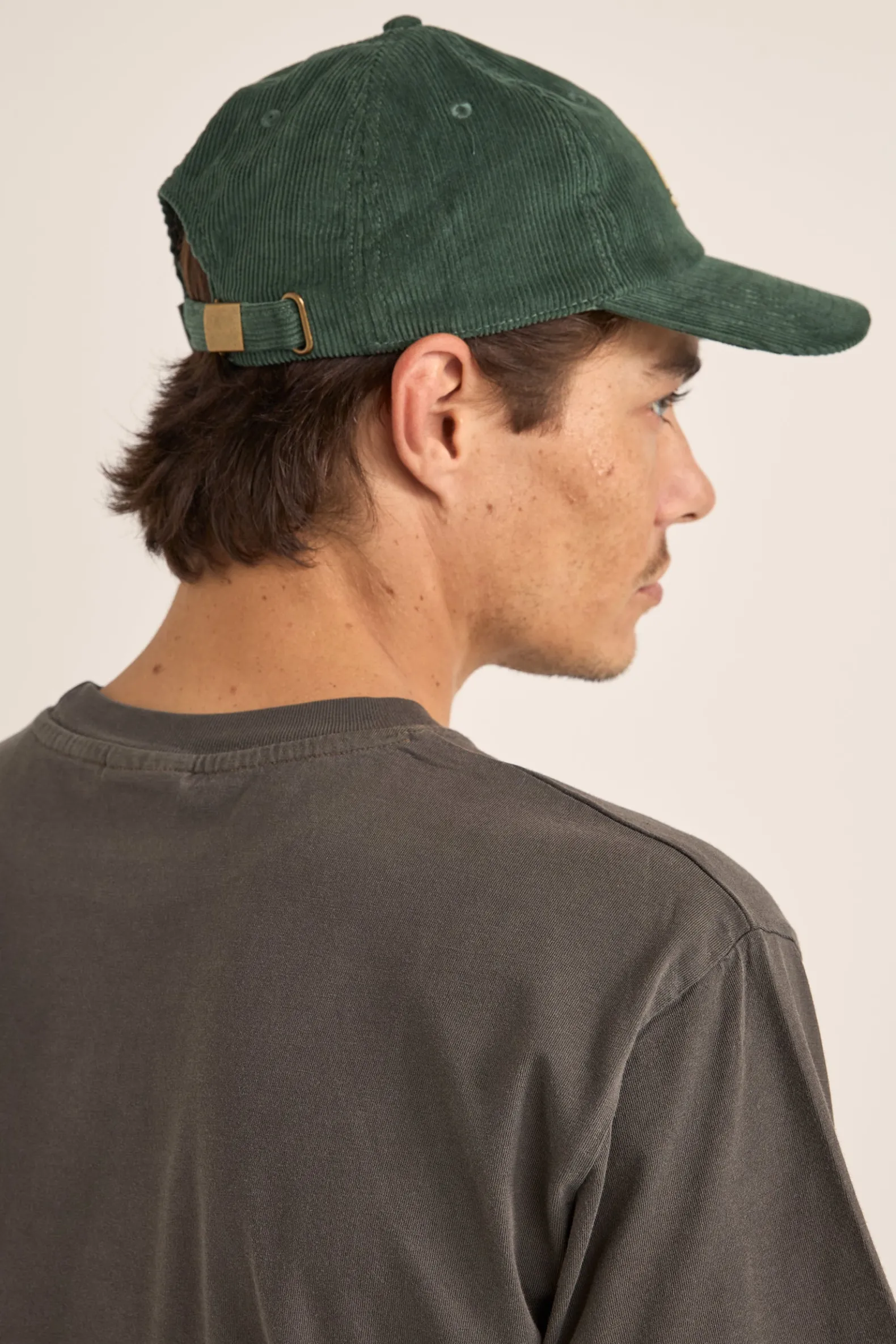 Awake Cord Cap Vintage Green
