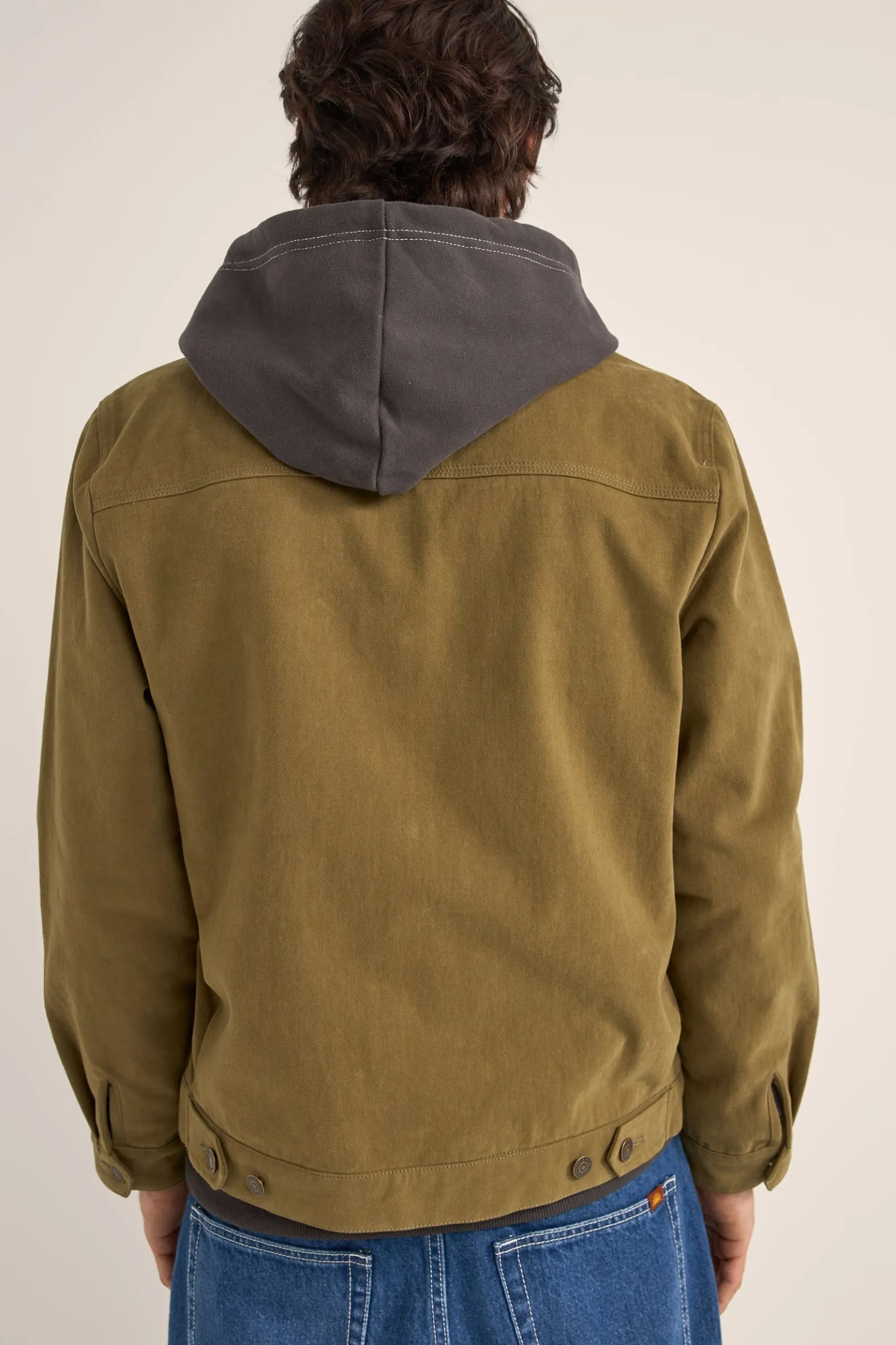 Brushed Twill Trucker Olive