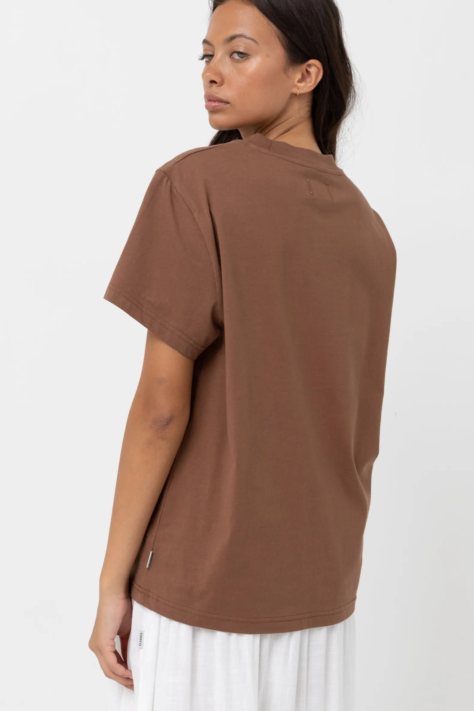 Classic Band Tee Chocolate