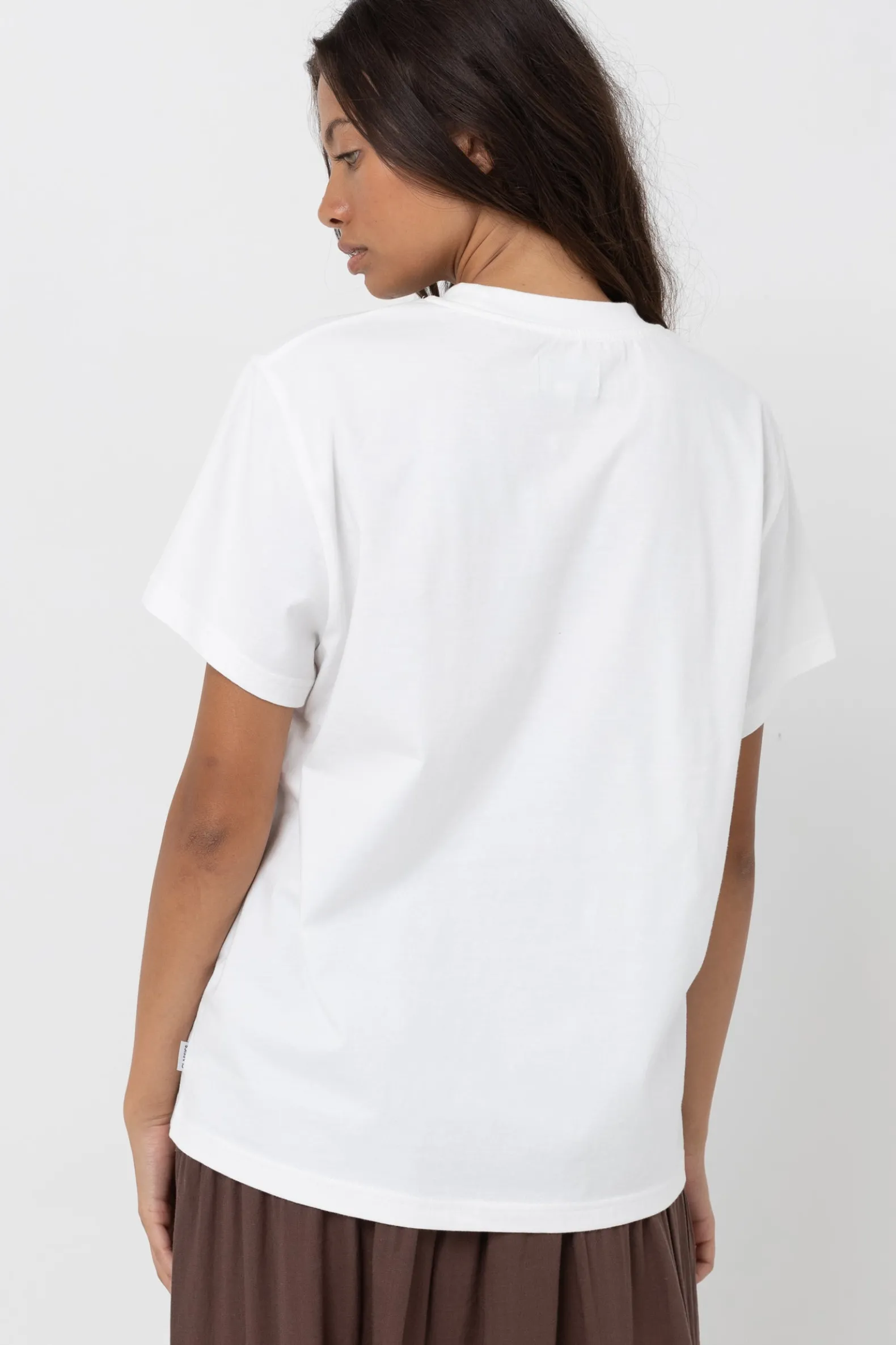 Classic Band Tee White