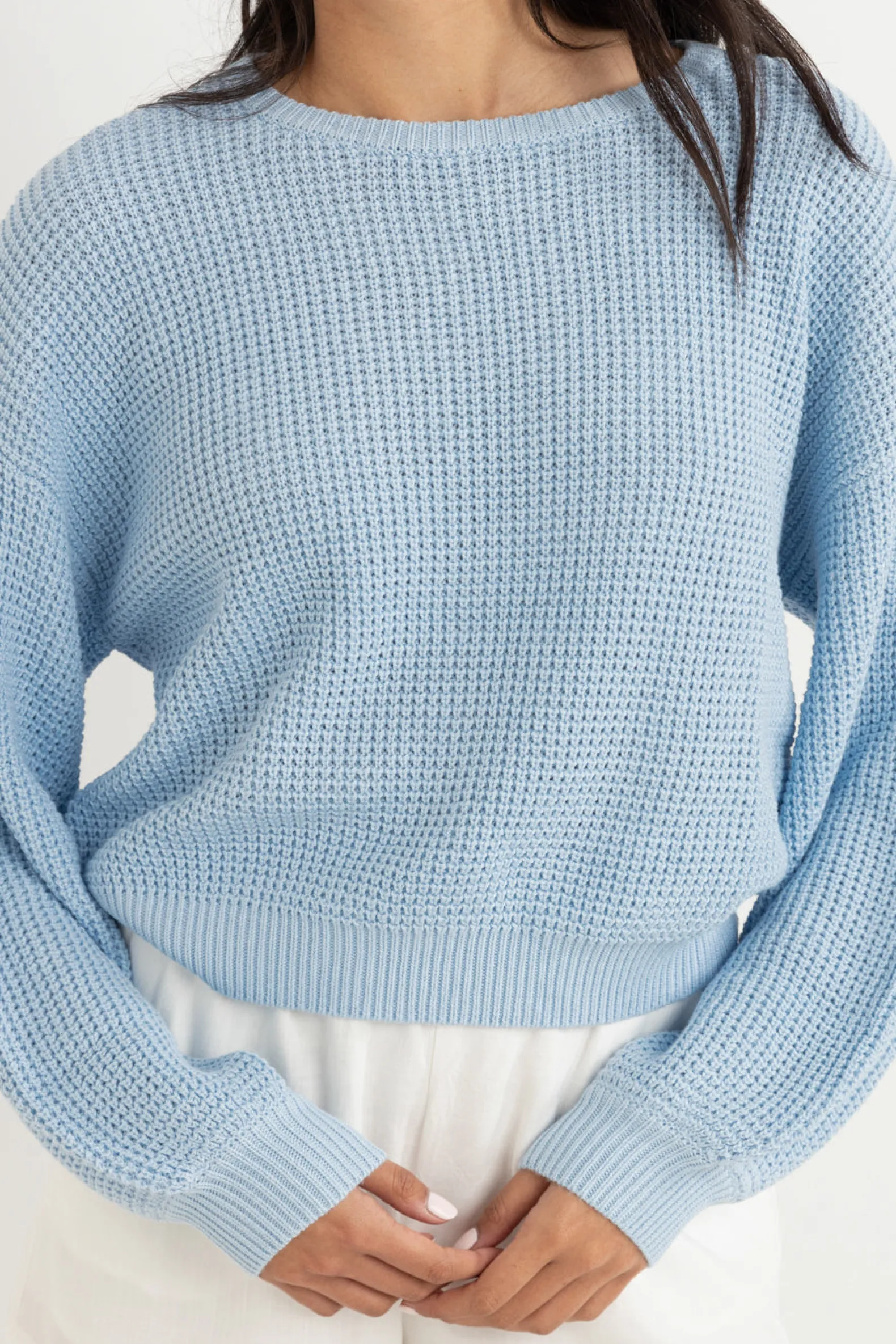 Classic Knit Jumper Blue