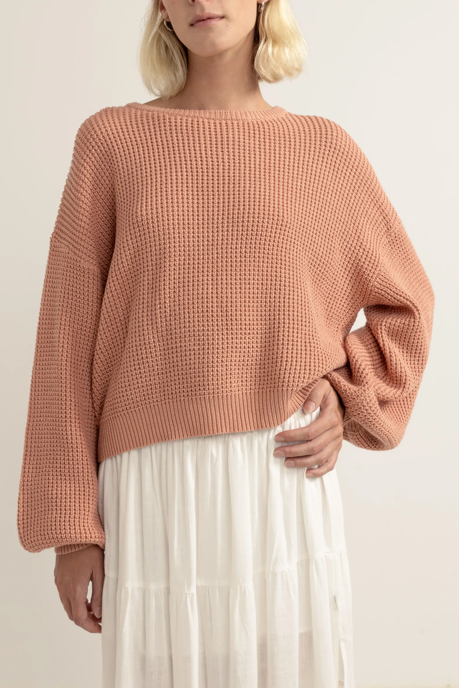 Classic Knit Jumper Rose