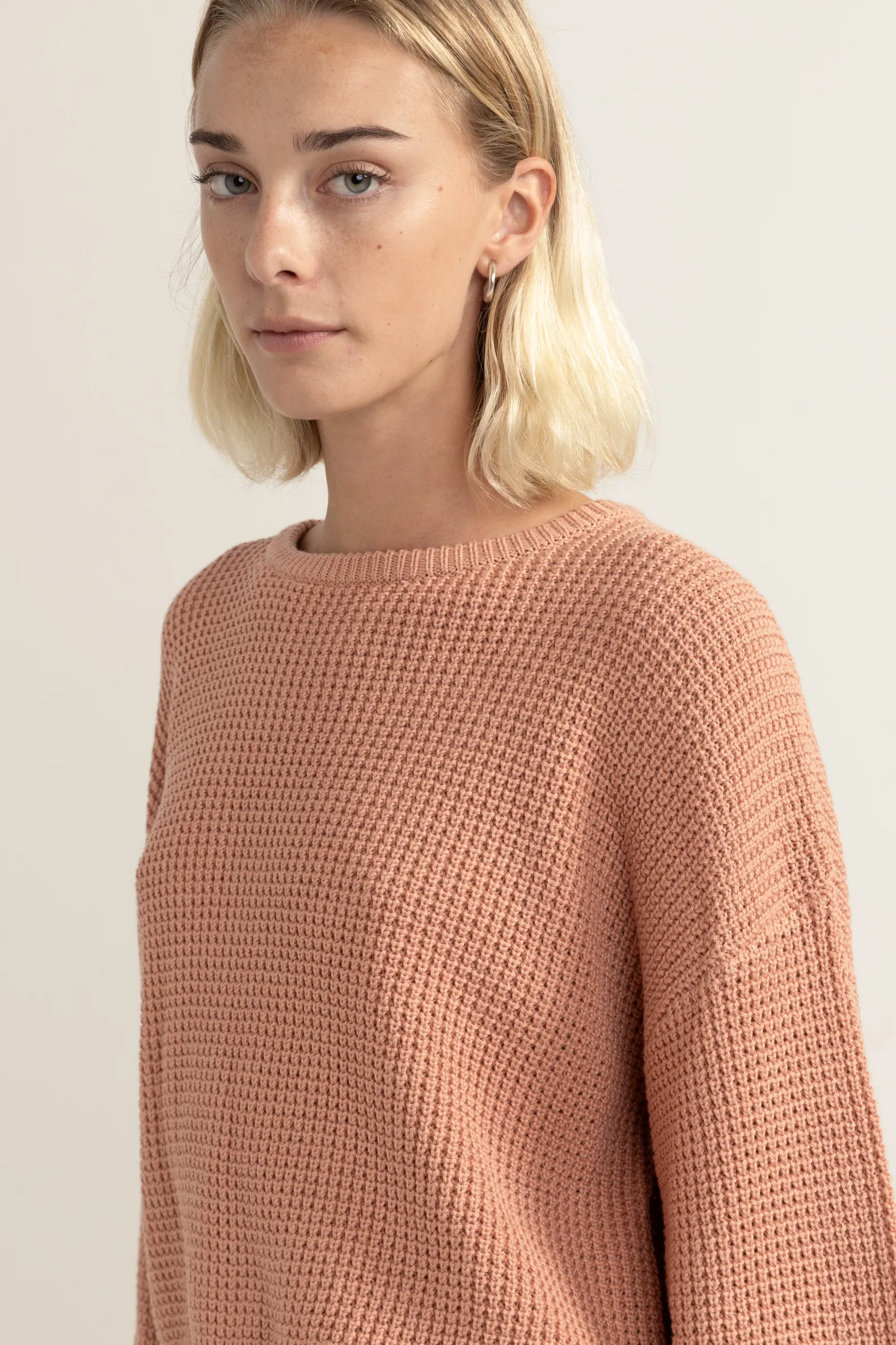 Classic Knit Jumper Rose
