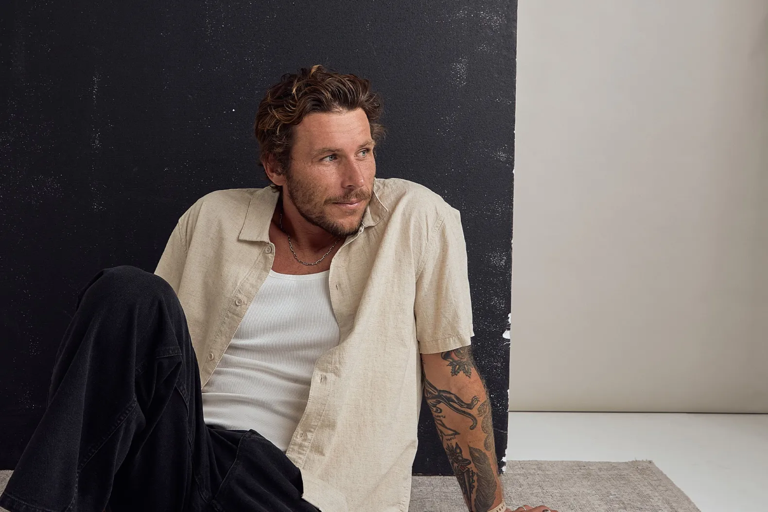 Classic Linen Ss Shirt Sand