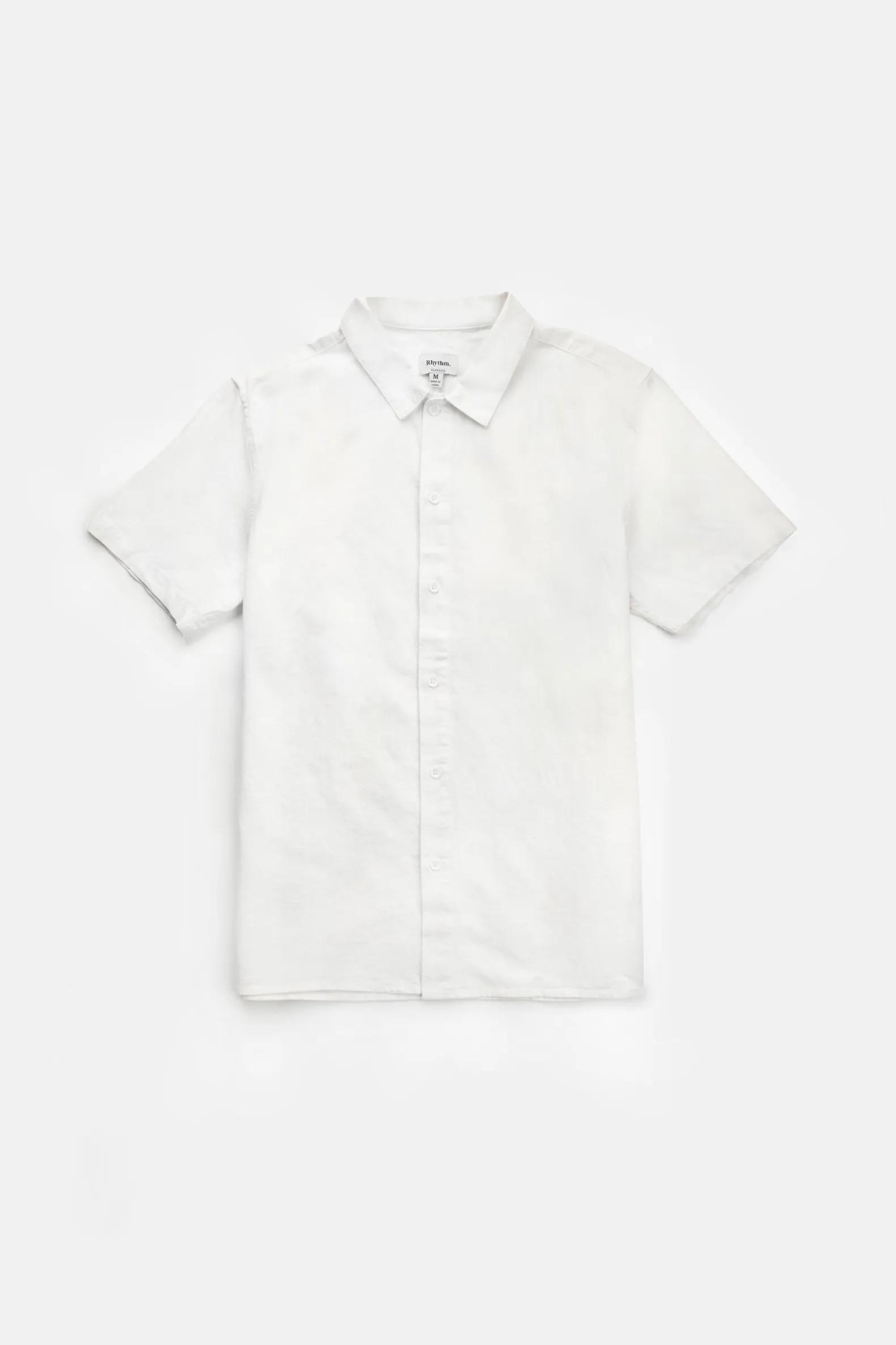 Classic Linen Ss Shirt White