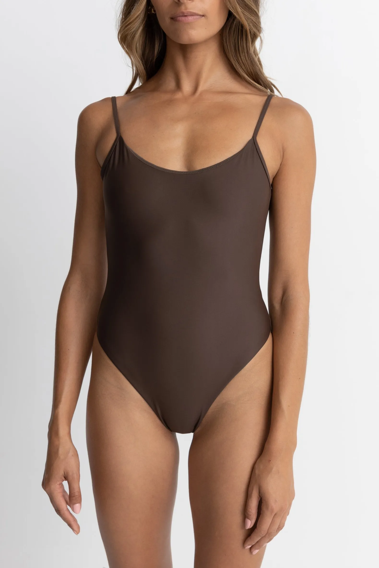 Classic Minimal One Piece Chocolate
