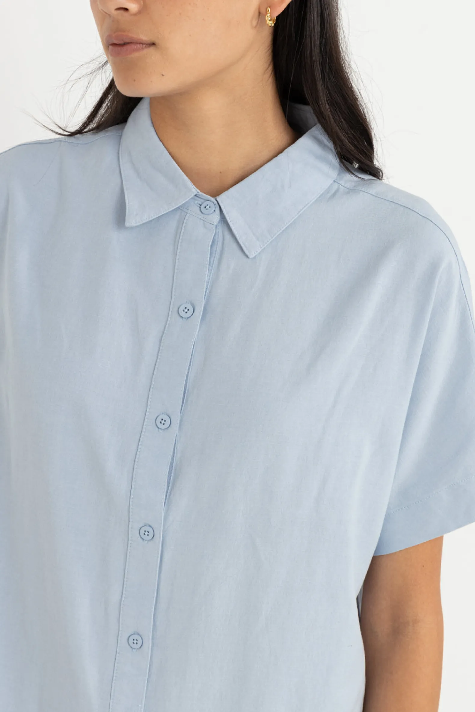 Classic Shirt Dress Blue