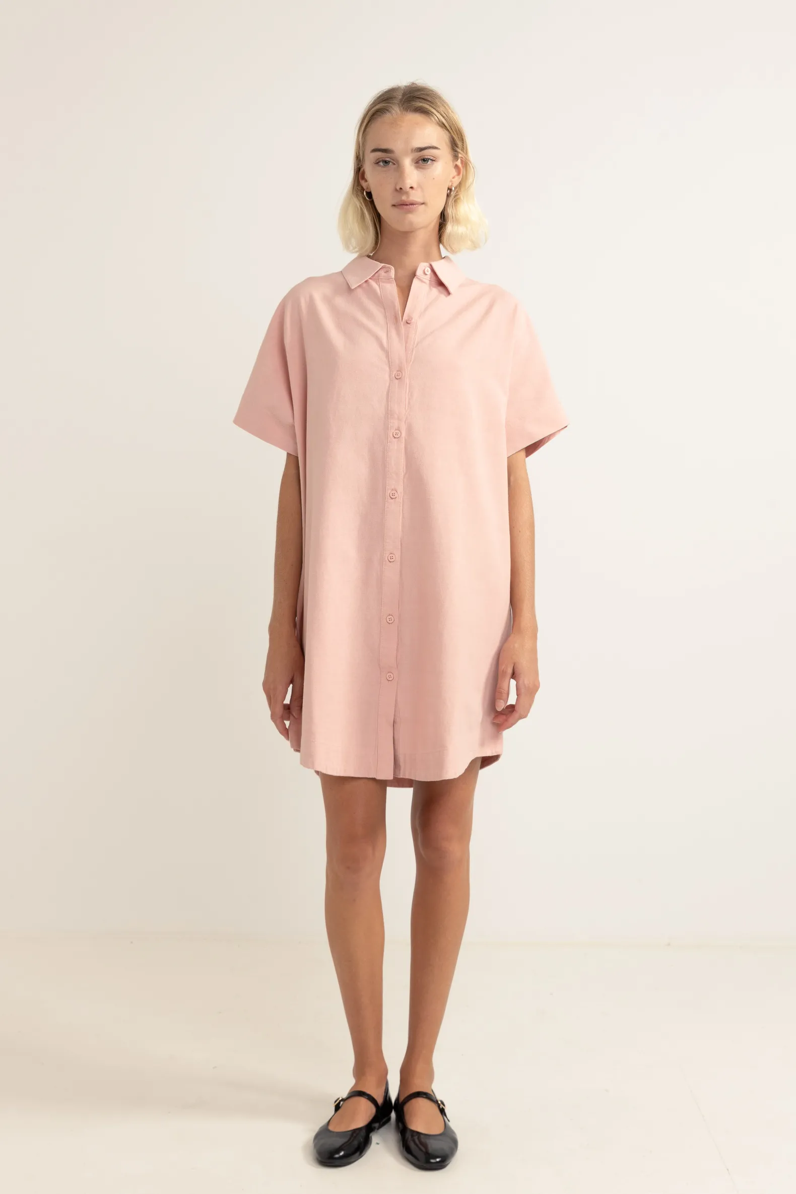 Classic Shirt Dress Rose