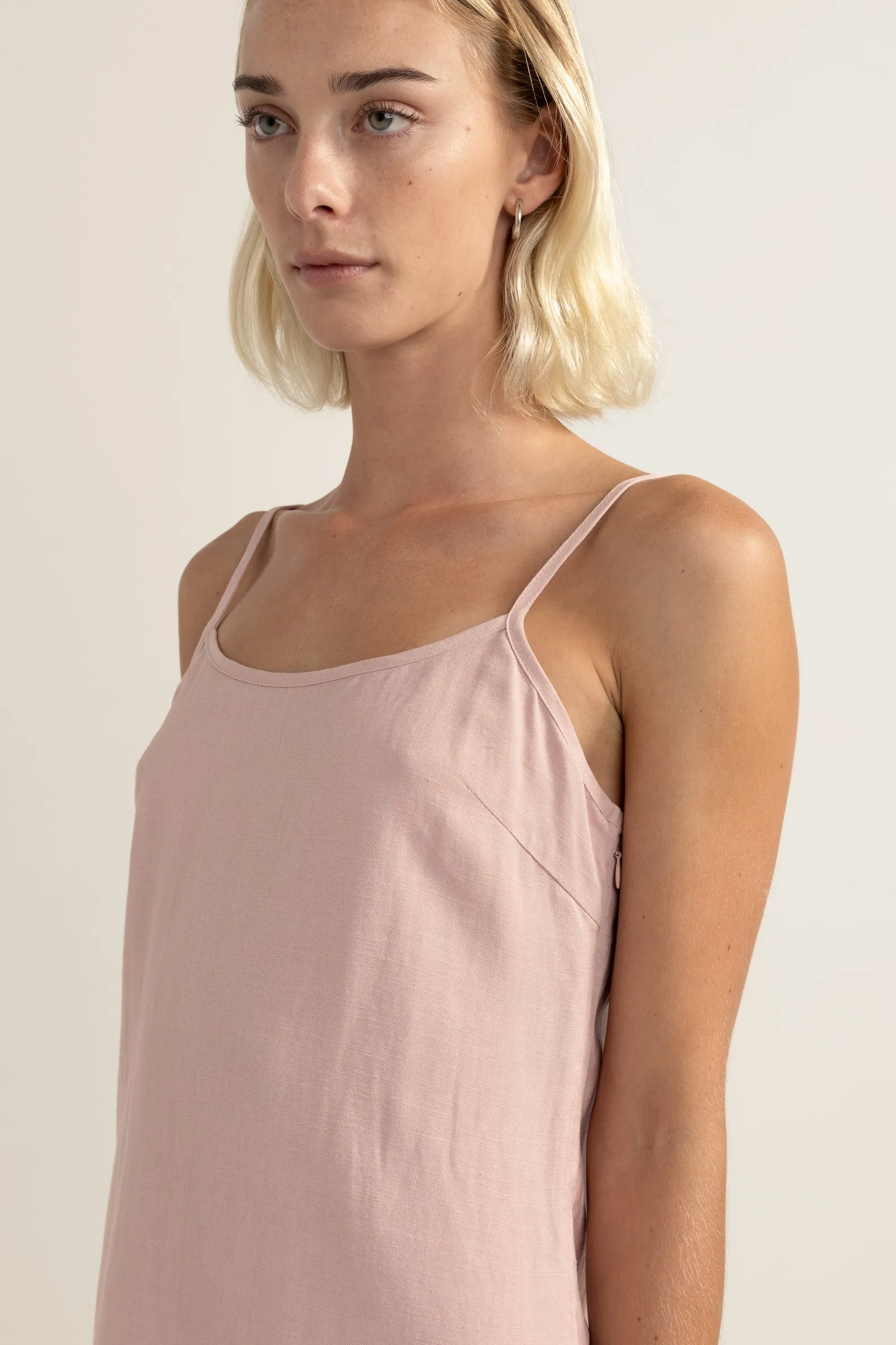 Classic Slip Dress Rose