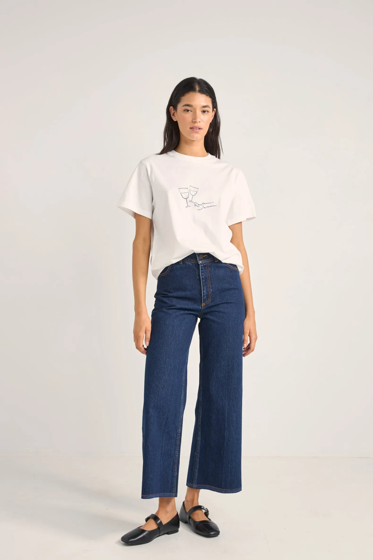 Demi High Loose Denim Jeans Indigo