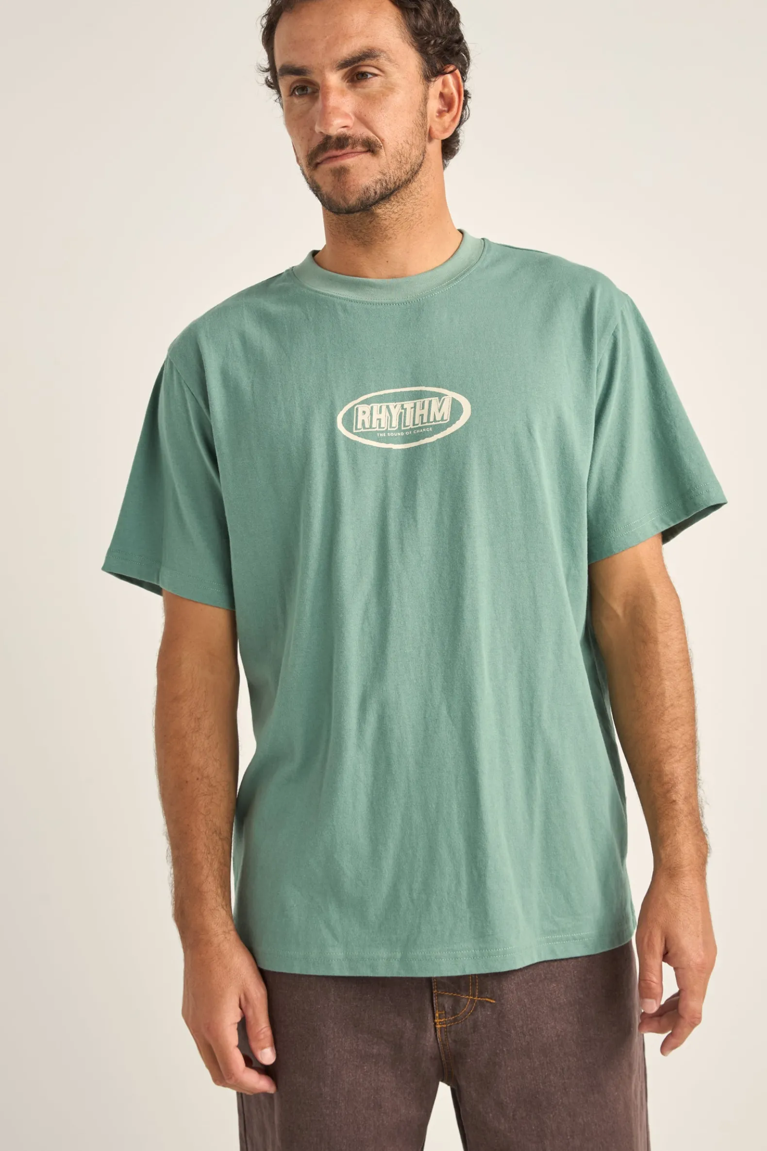 Elliptic Printed Vintage Ss T-Shirt Vintage Green