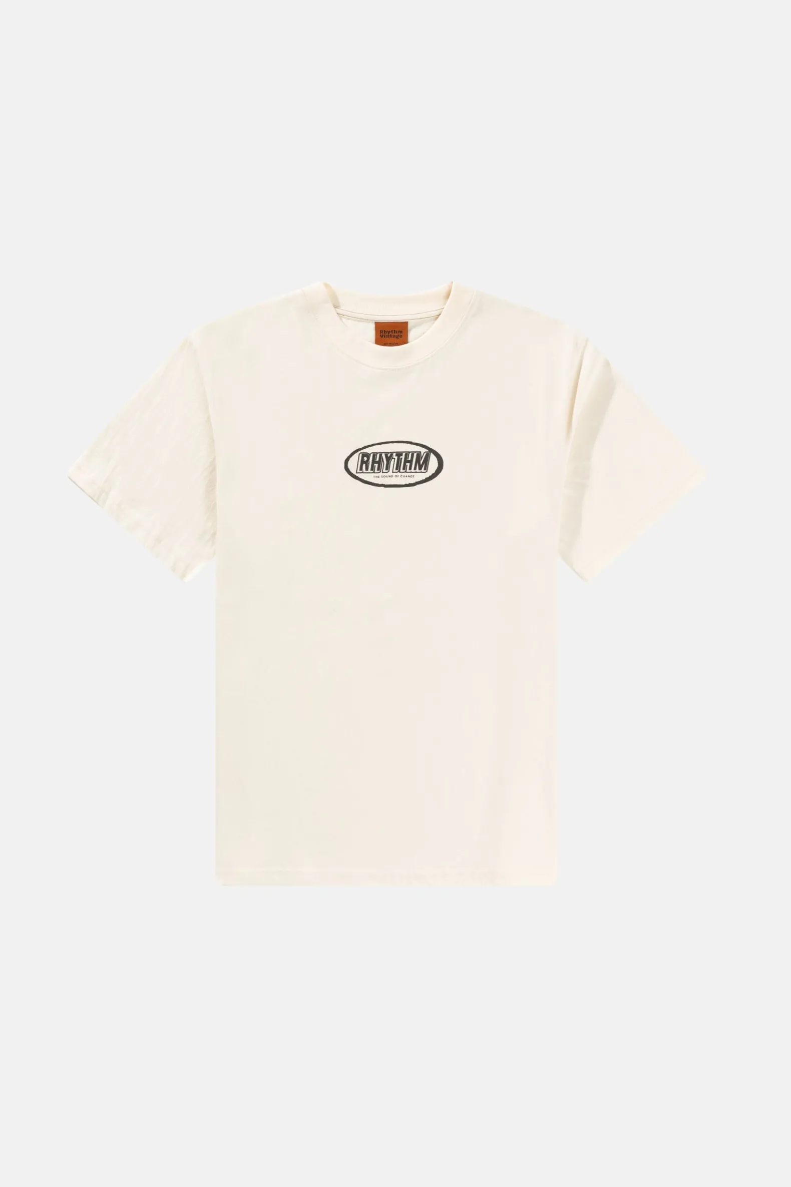 Elliptic Printed Vintage Ss T-Shirt Ecru