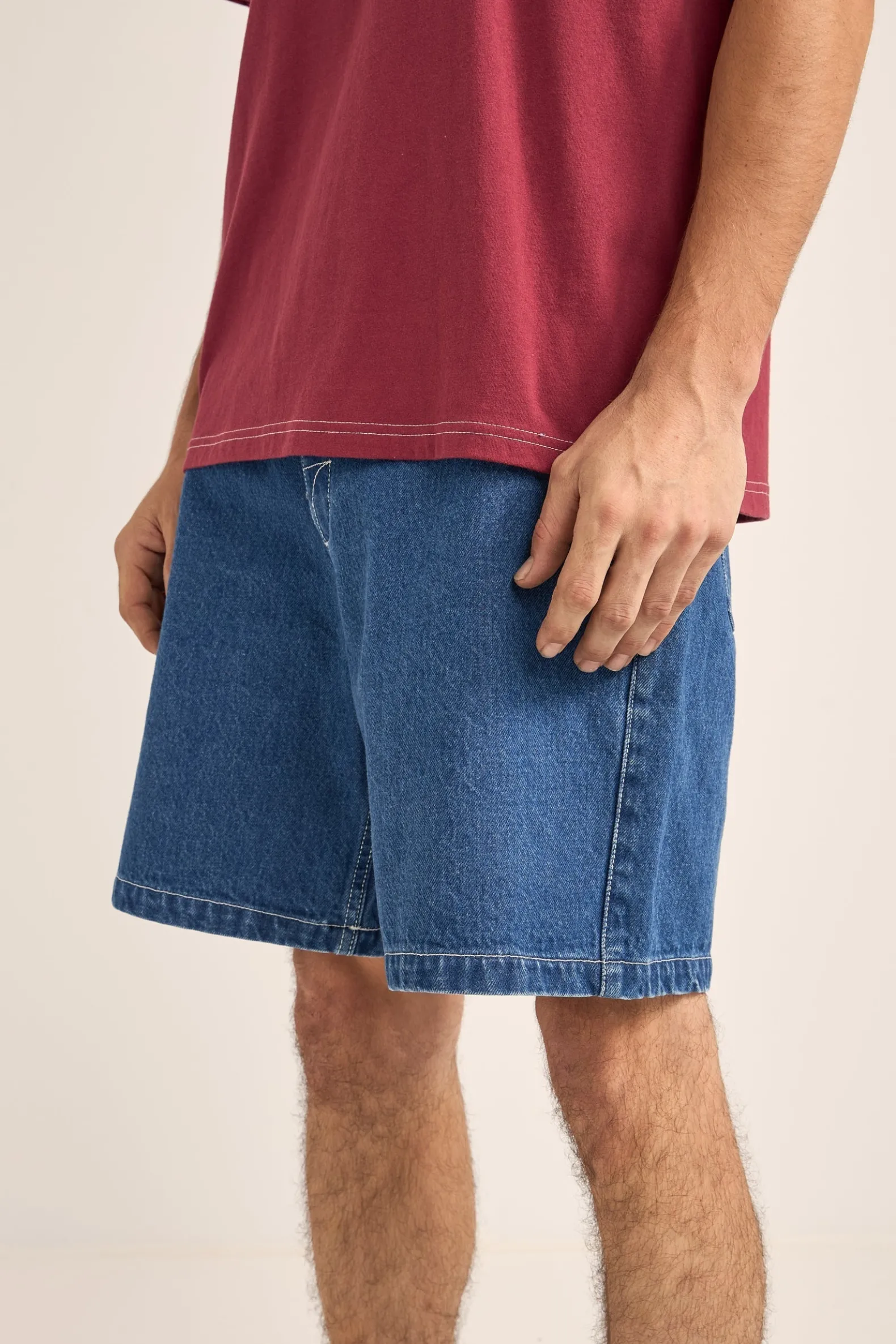 Essential Denim Short Dark Wash