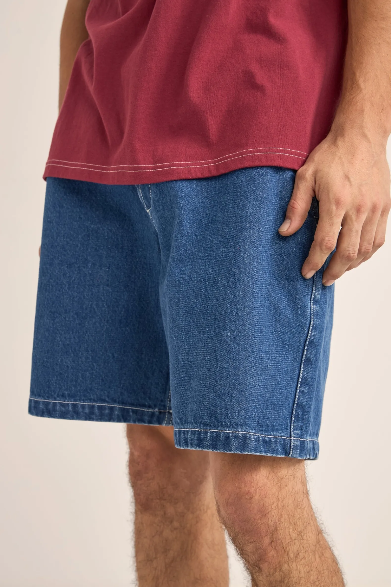 Essential Denim Short Dark Wash