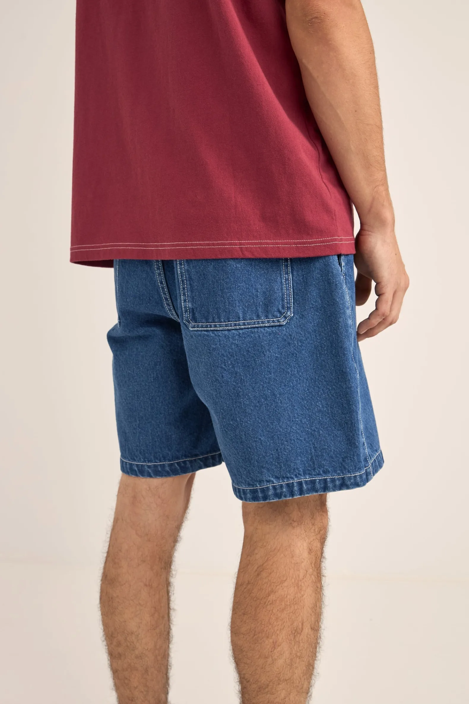 Essential Denim Short Dark Wash