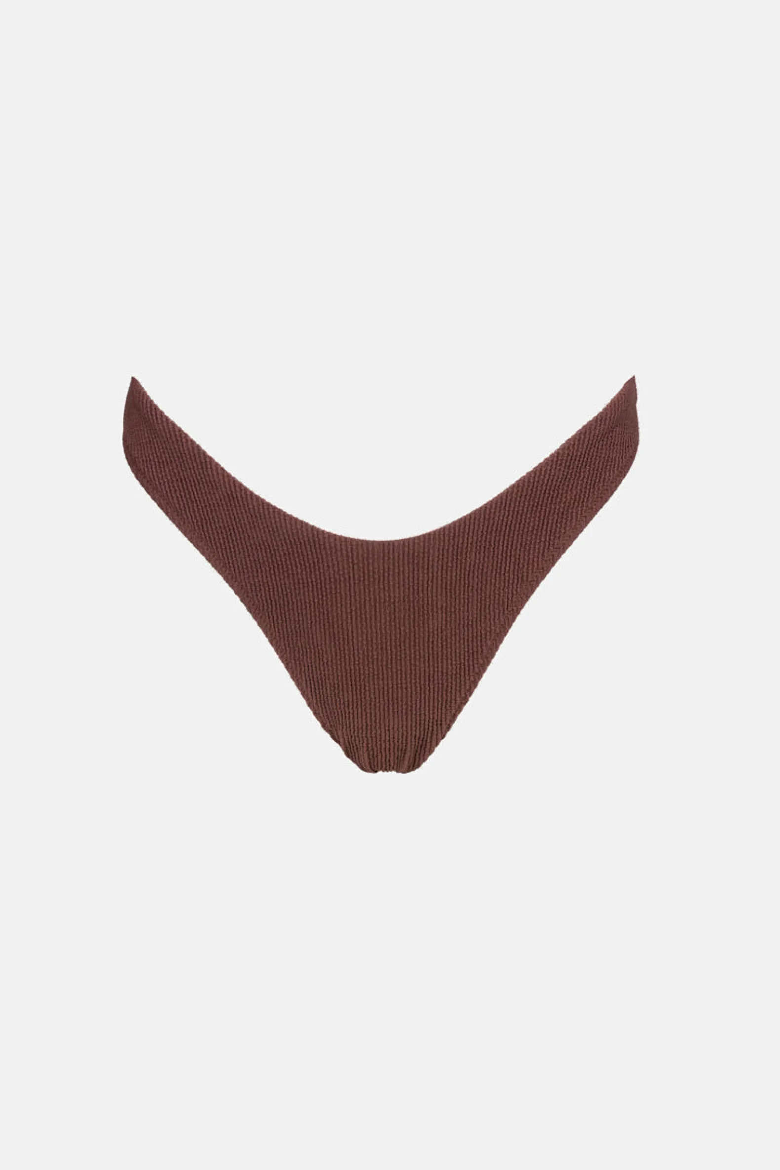 Essential Rib Hi Cut Pant Cafe