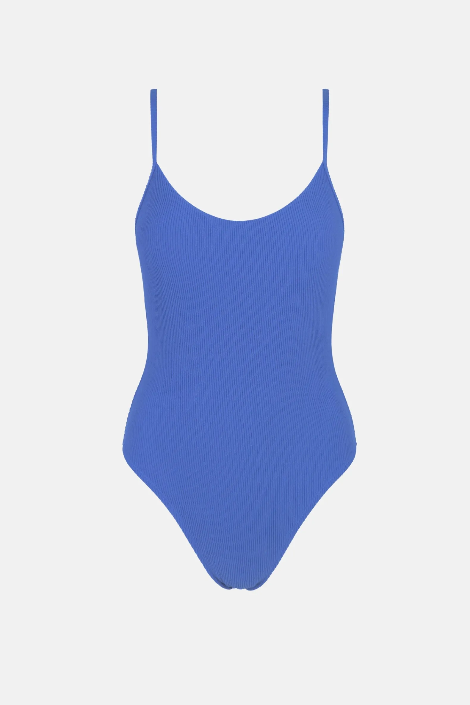Essential Rib Minimal One Piece Cobalt