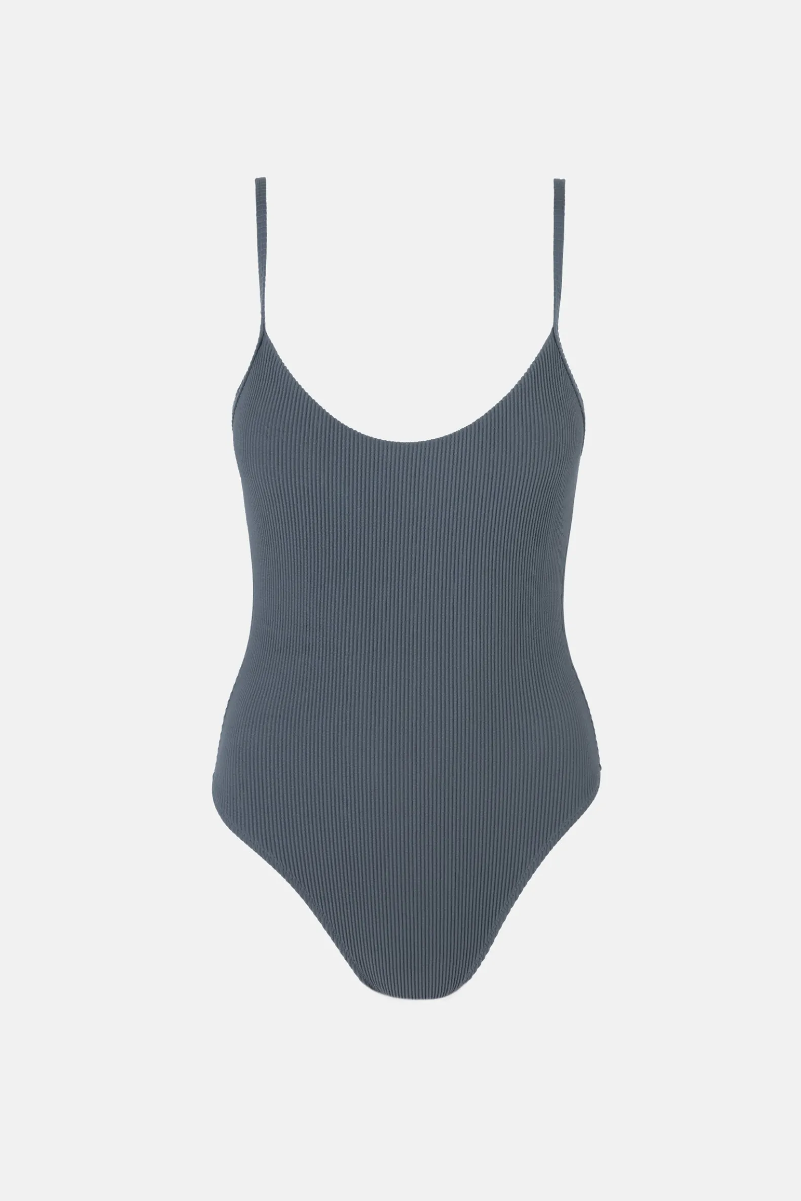 Essential Rib Minimal One Piece Graphite