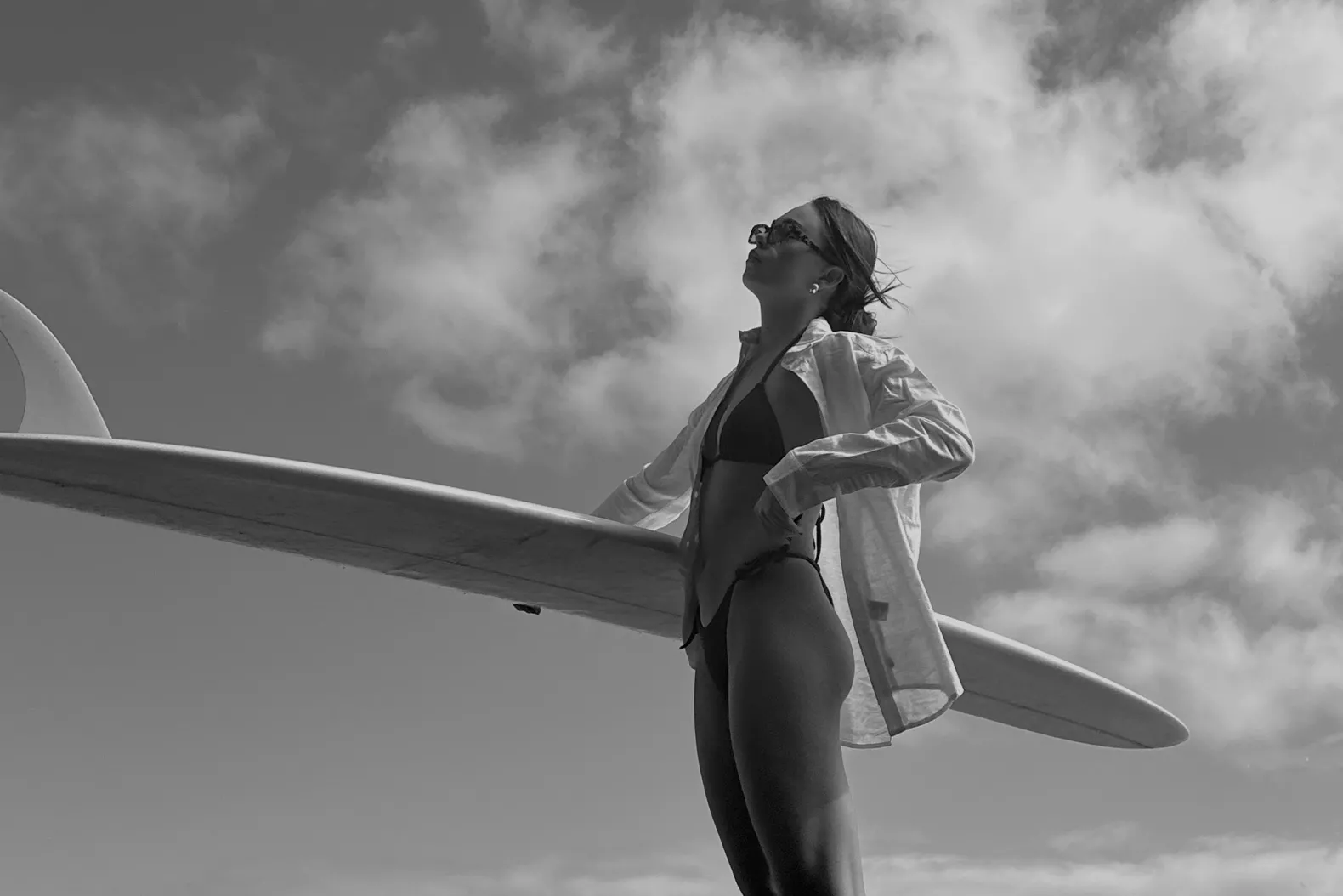 Essential Rib Slide Tri Top Graphite