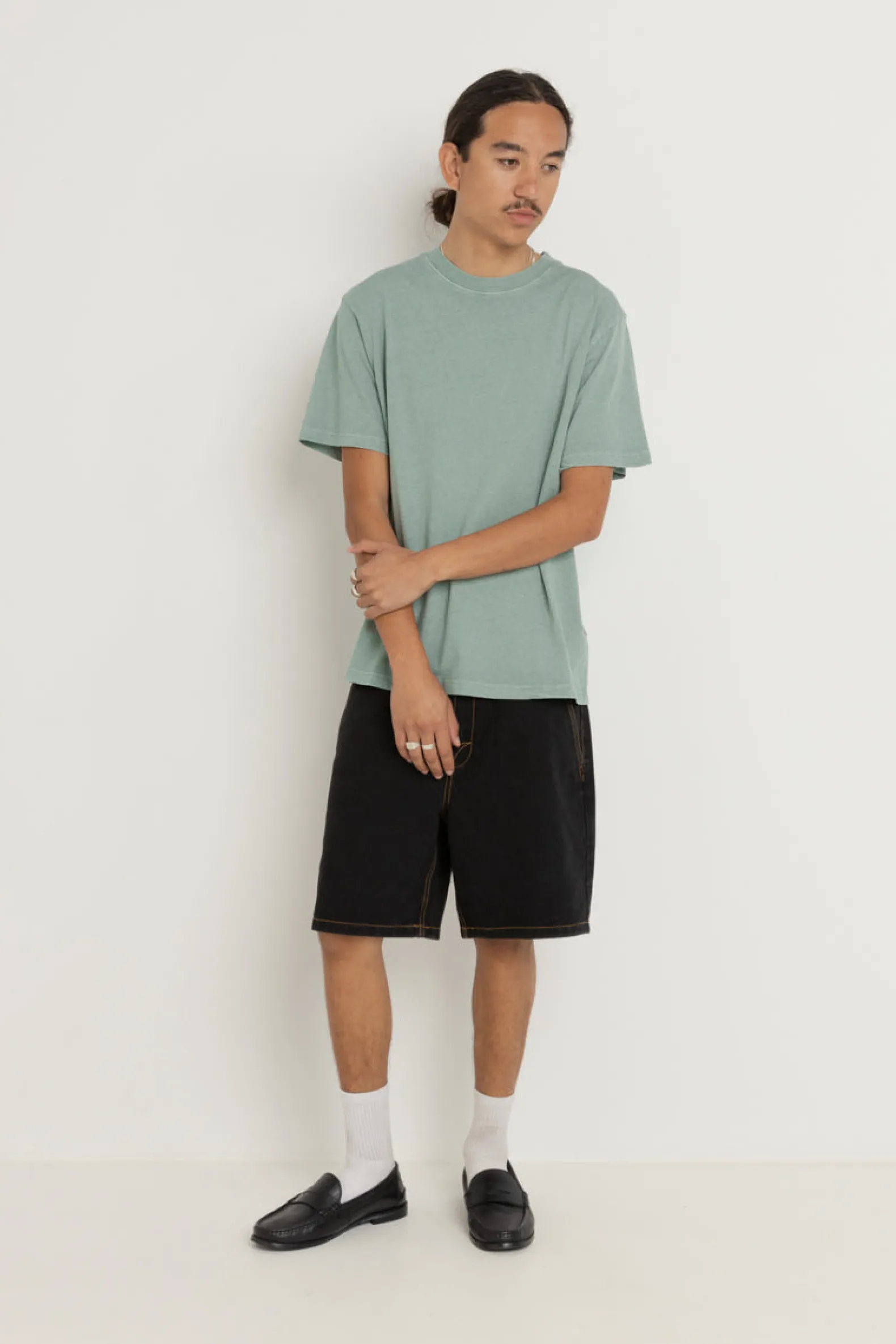 Essential Vintage Ss T-Shirt Teal