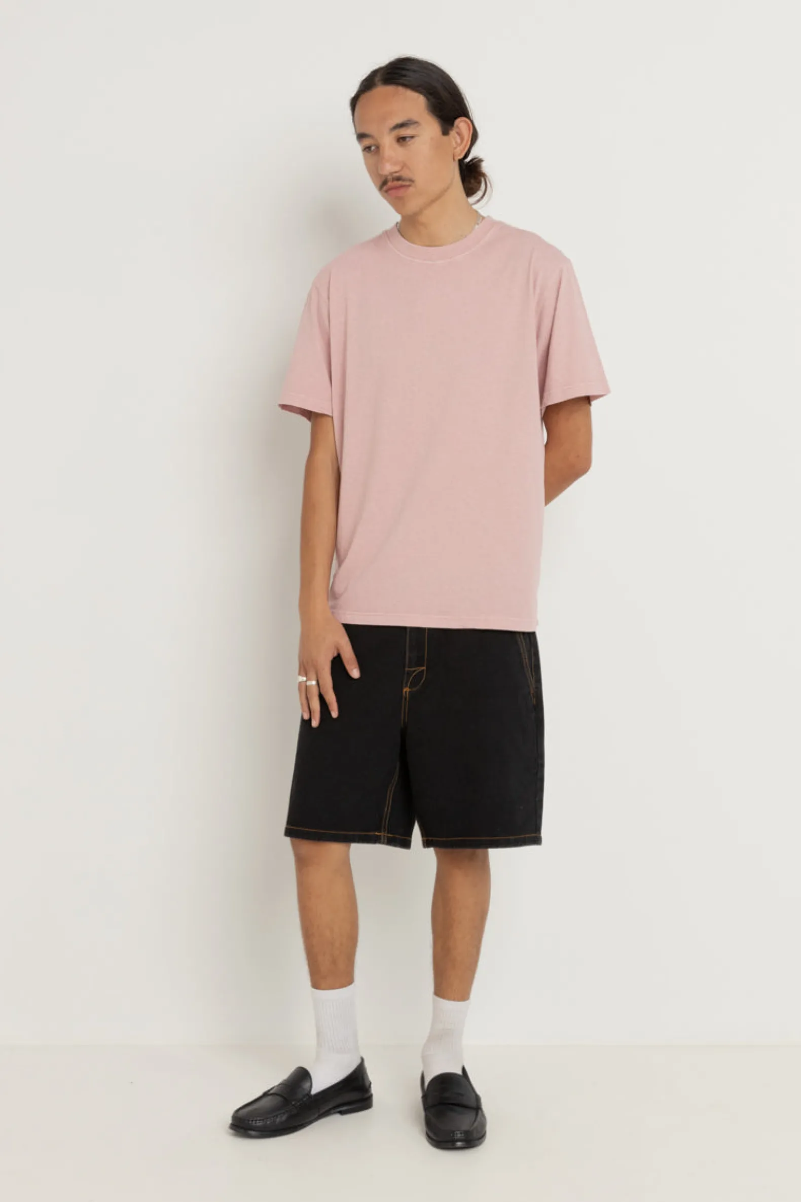 Essential Vintage Ss T-Shirt Mauve