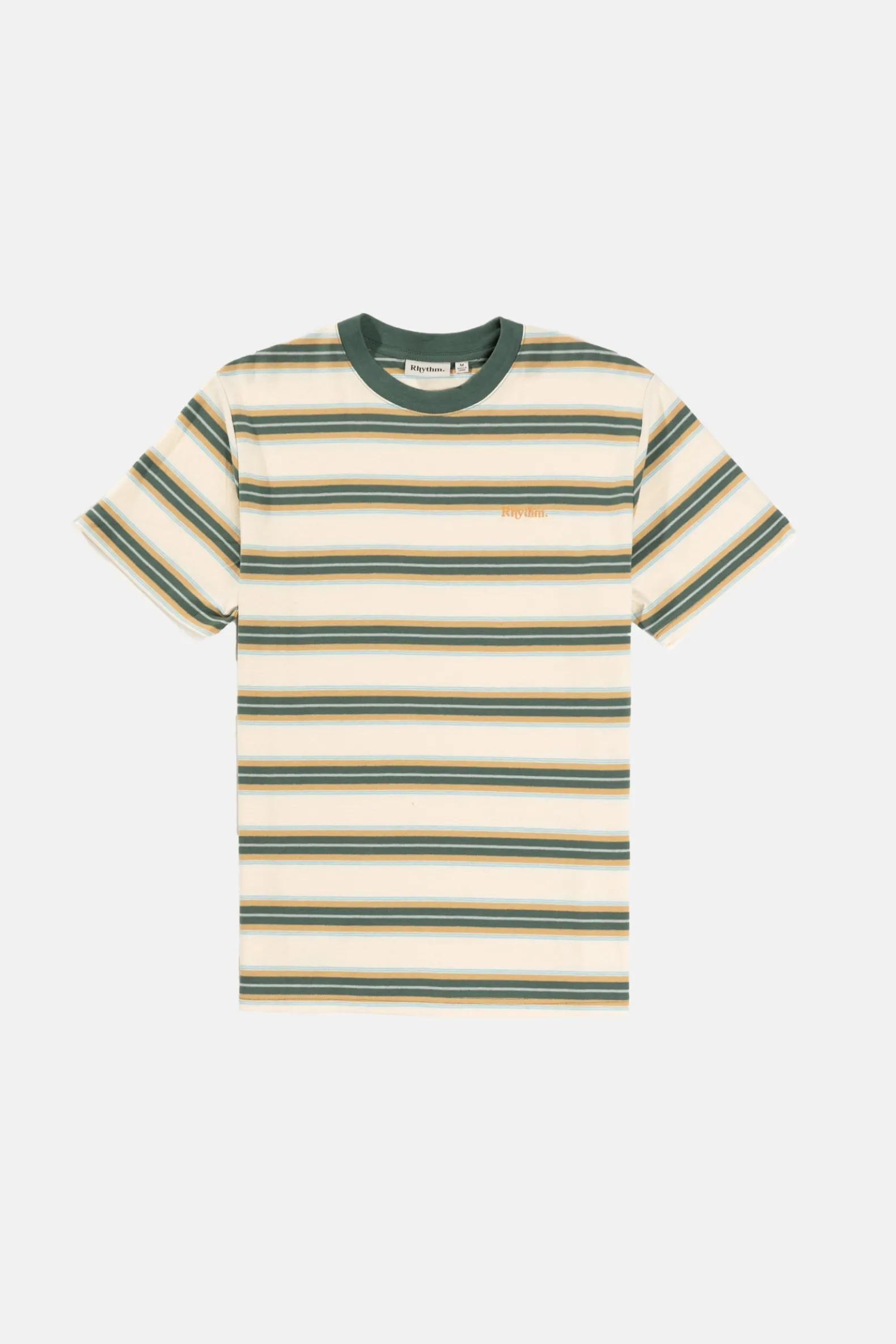 Everyday Stripe SS T-Shirt Vintage Green