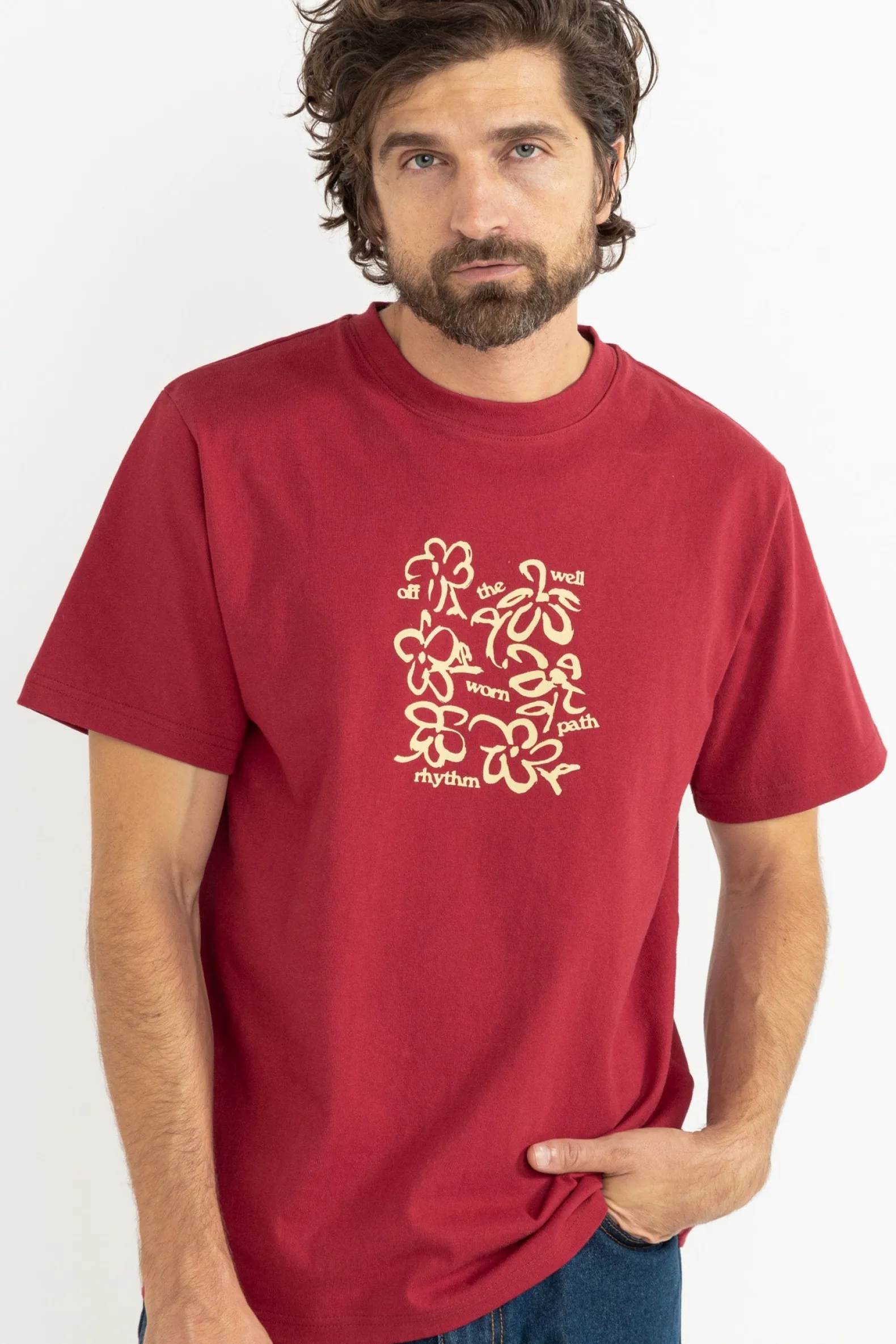 Florist Vintage Ss T-Shirt Merlot