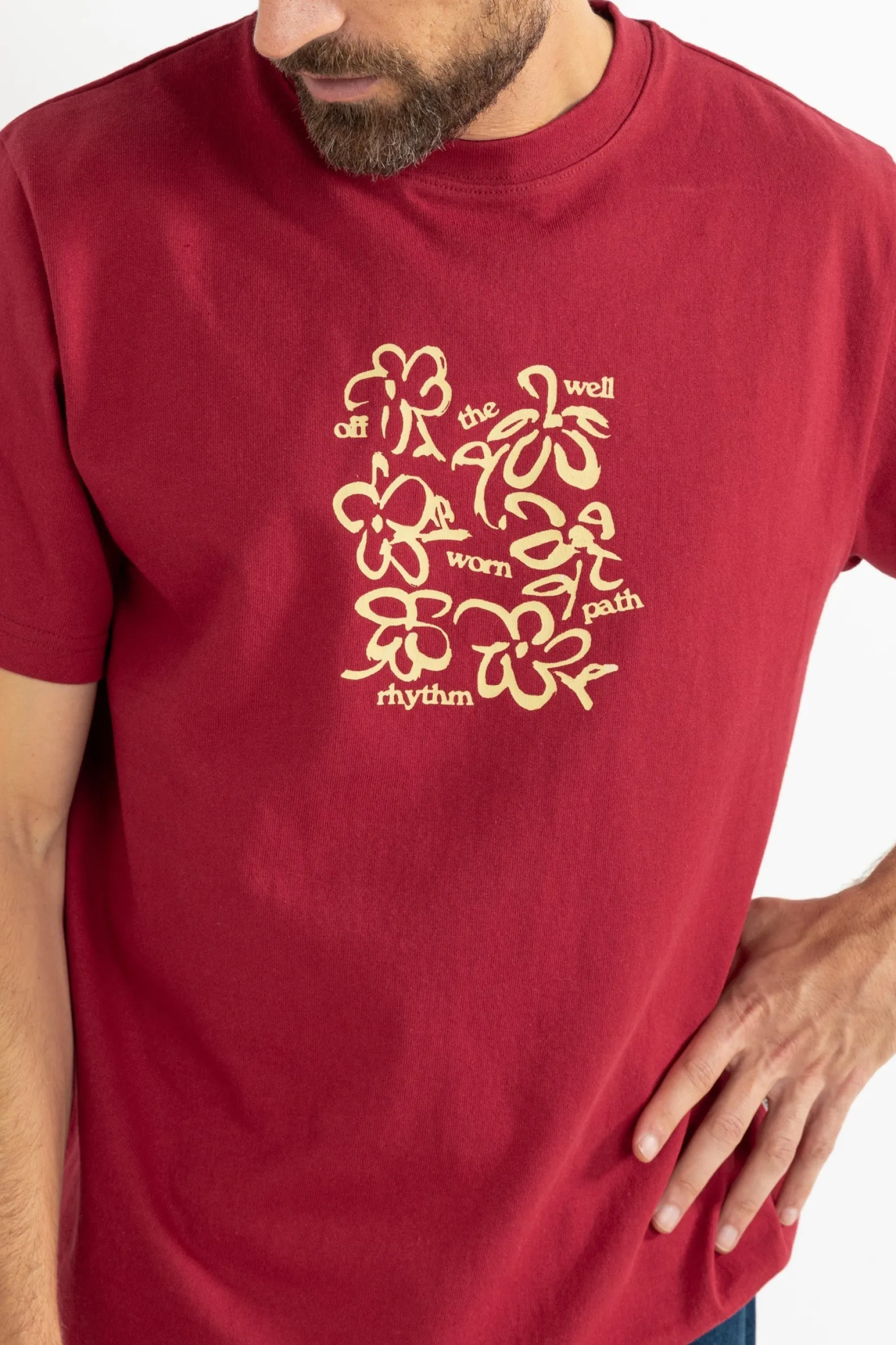 Florist Vintage Ss T-Shirt Merlot