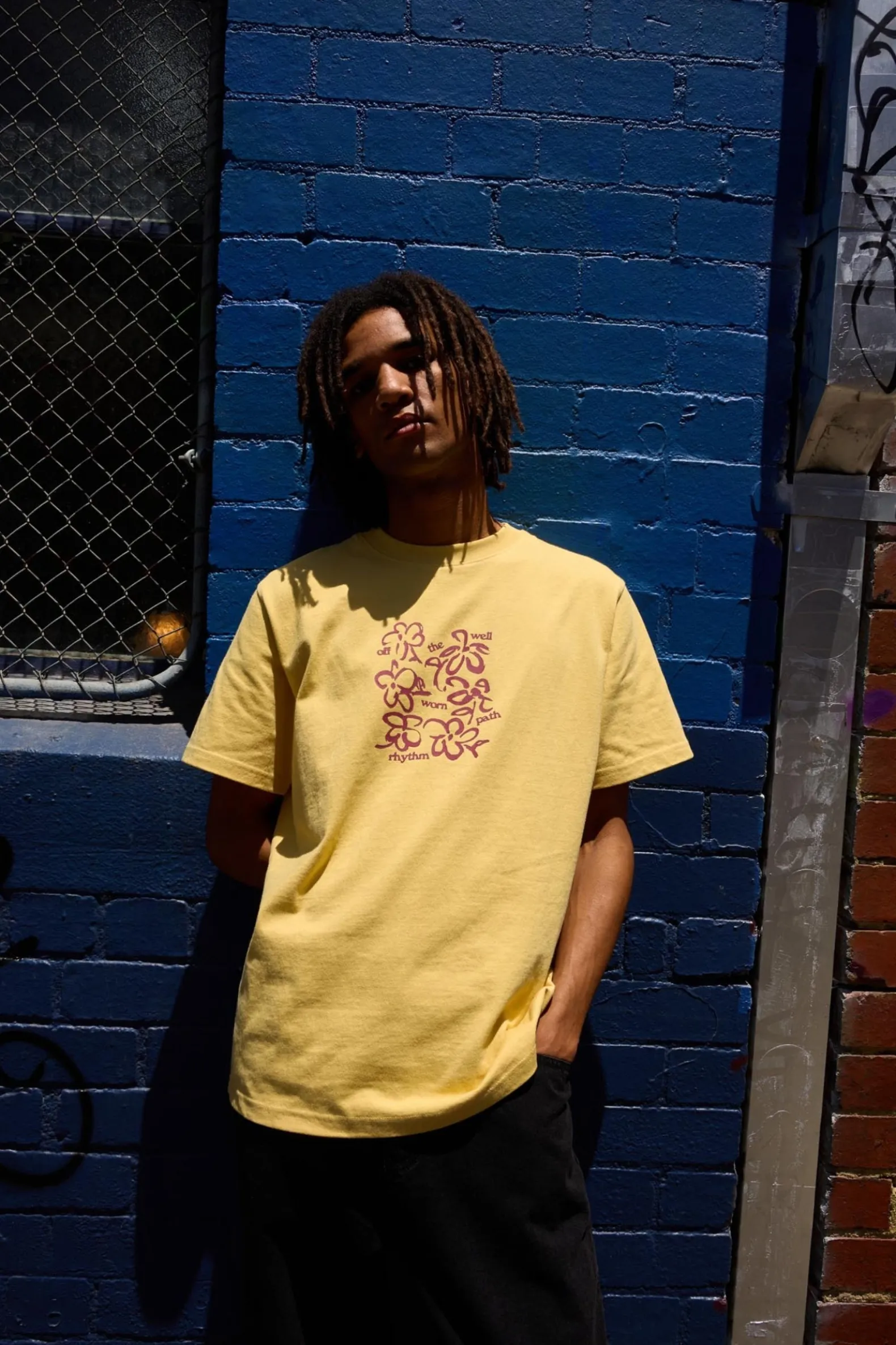 Florist Vintage Ss T-Shirt Yellow