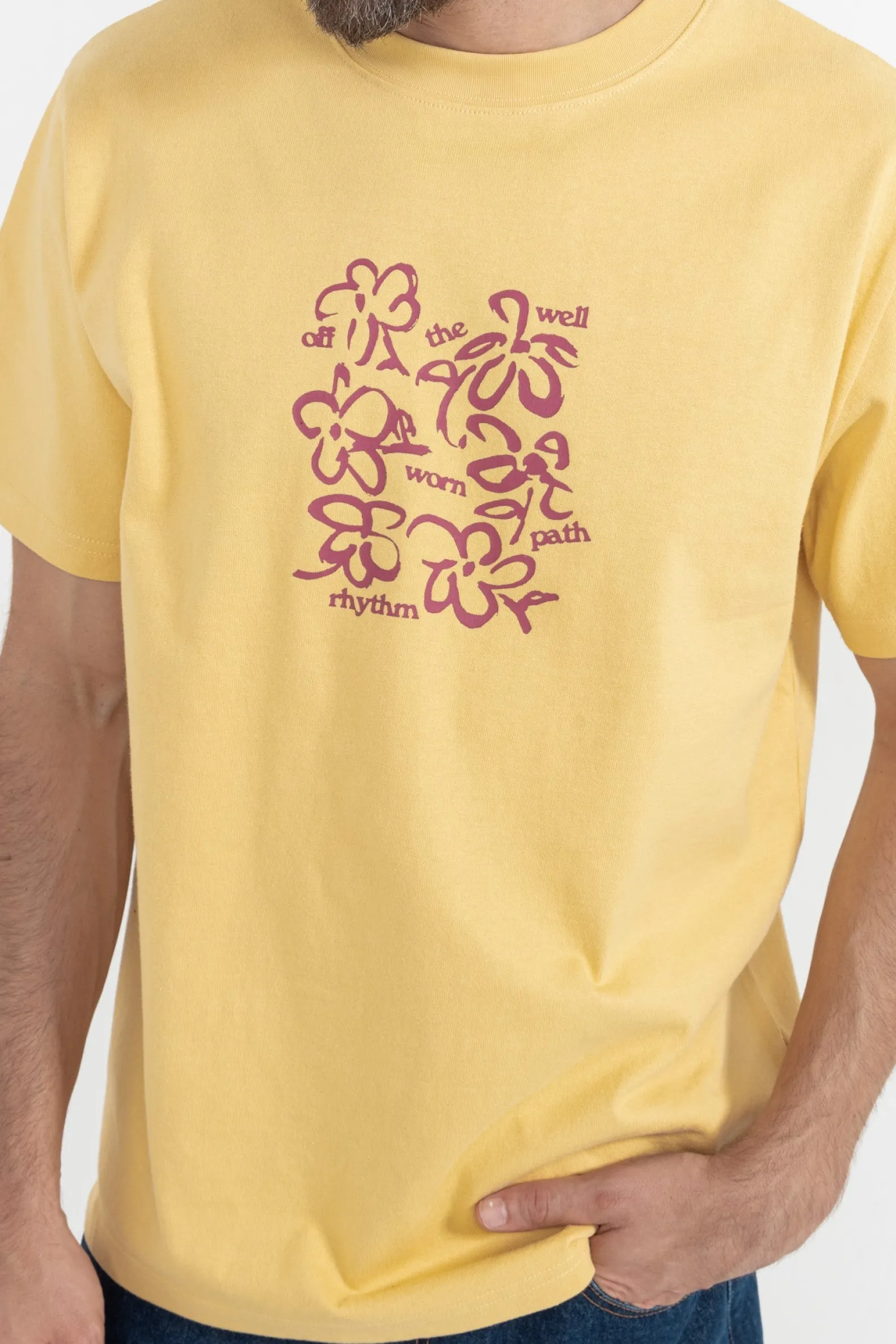 Florist Vintage Ss T-Shirt Yellow