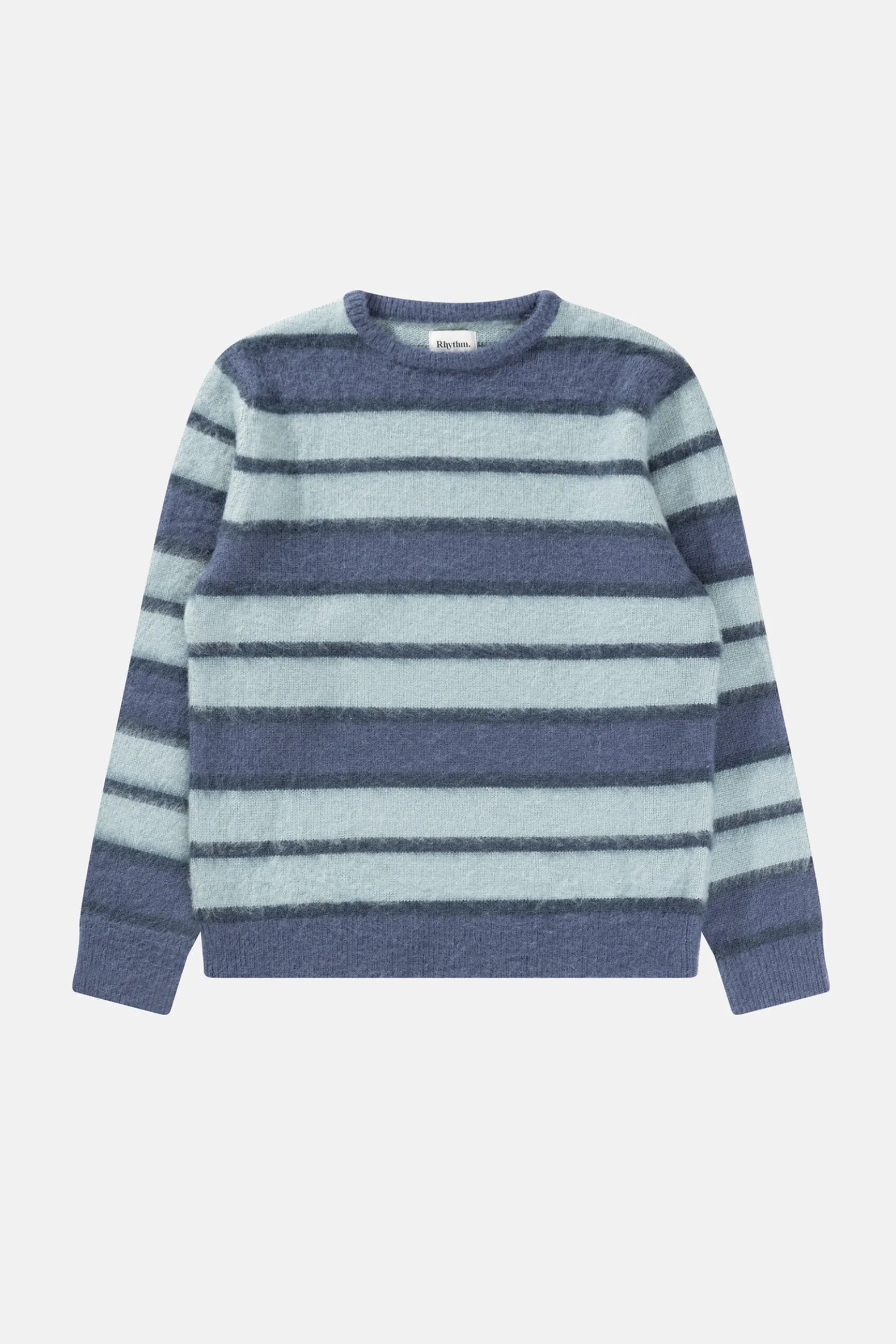 Harvey Mohair Stripe Knit Blue