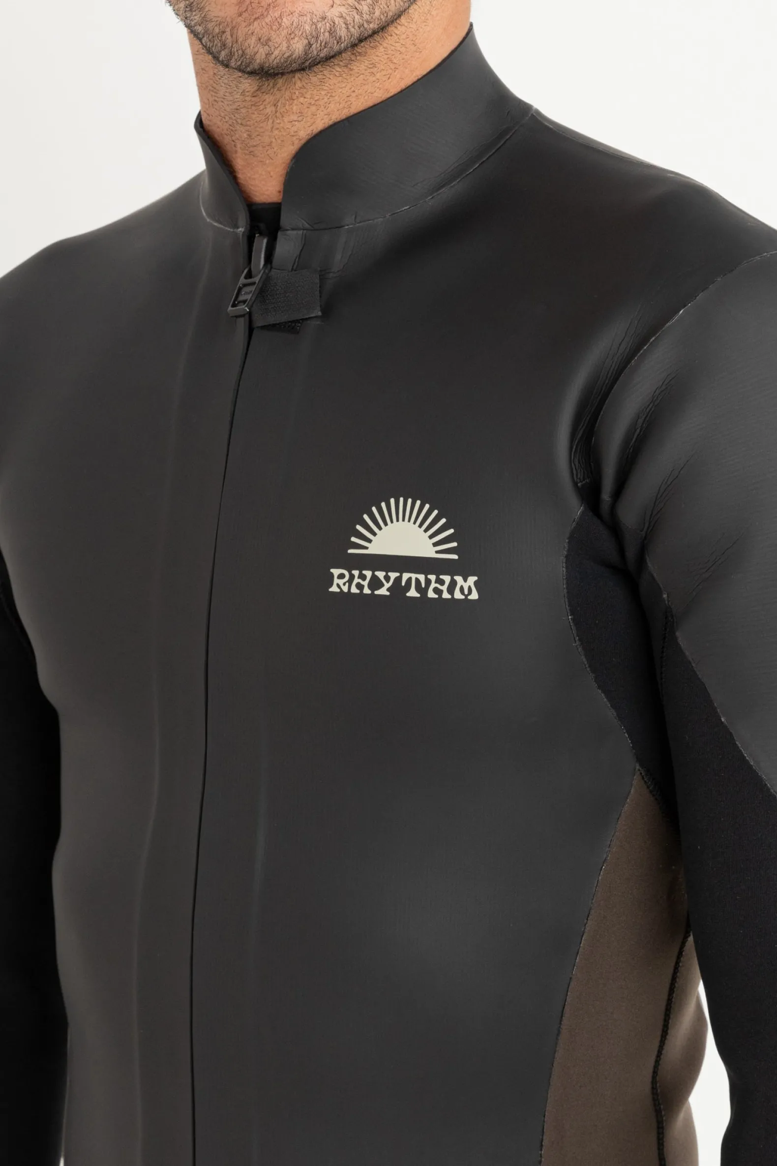 Heritage Front Zipper Jacket Black