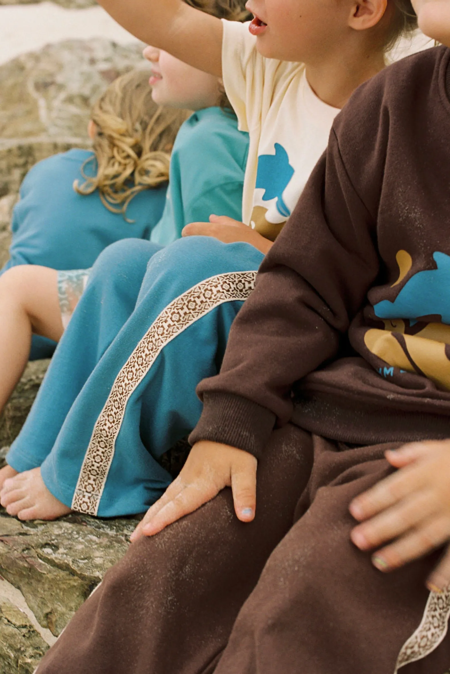 Kids Heritage Pant Blue