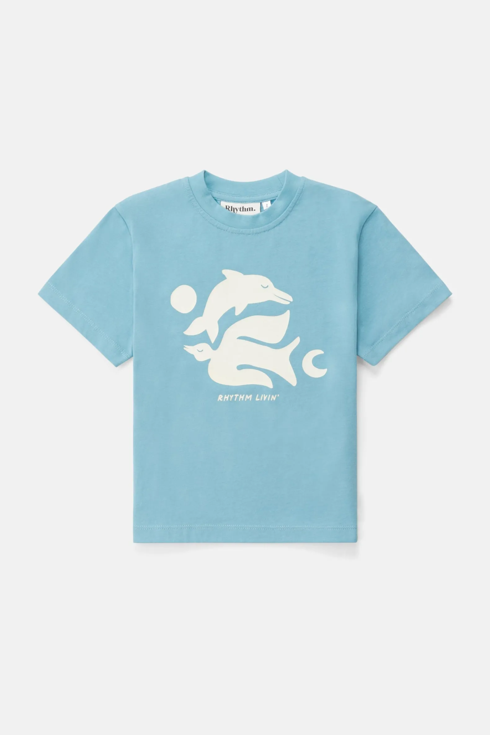Kids Peace SS T-Shirt Blue