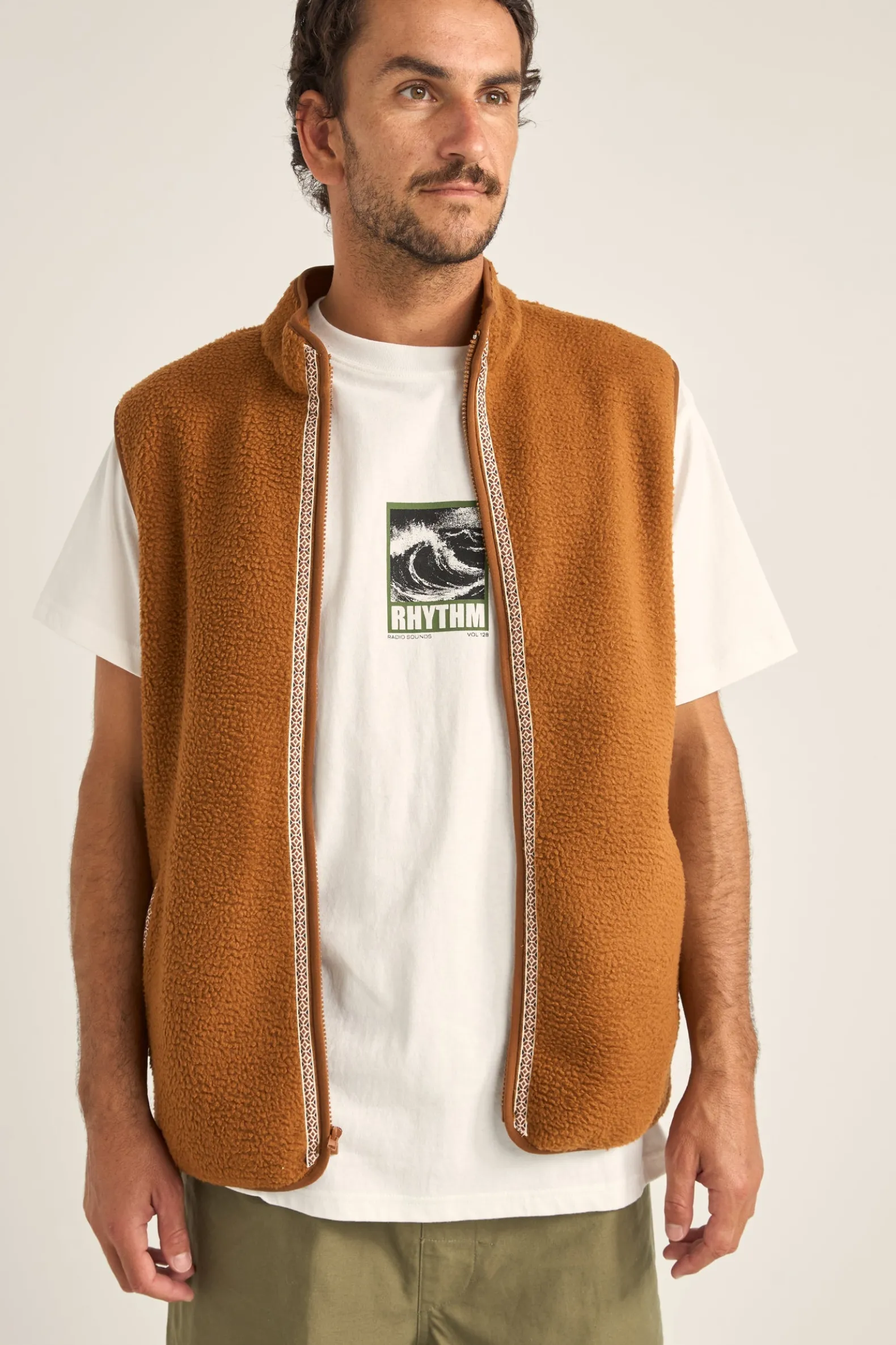 Marco Sherpa Vest Tobacco