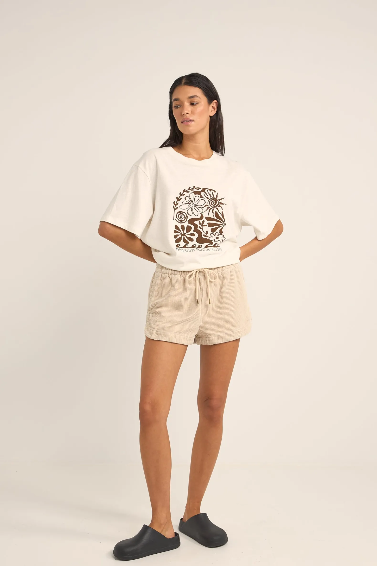 Mazzy Corduroy Short Sand
