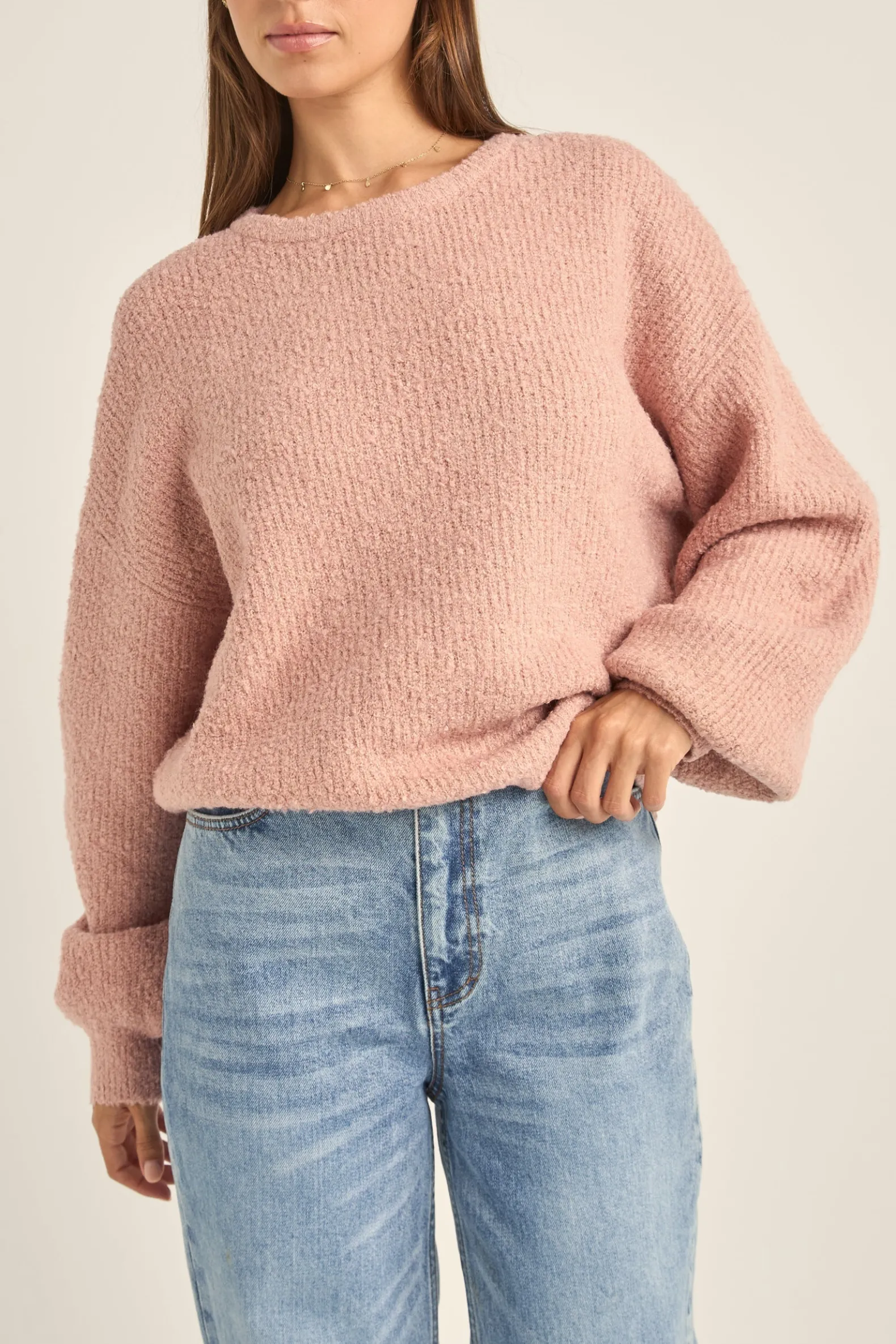 Quinn Knit Jumper Pink