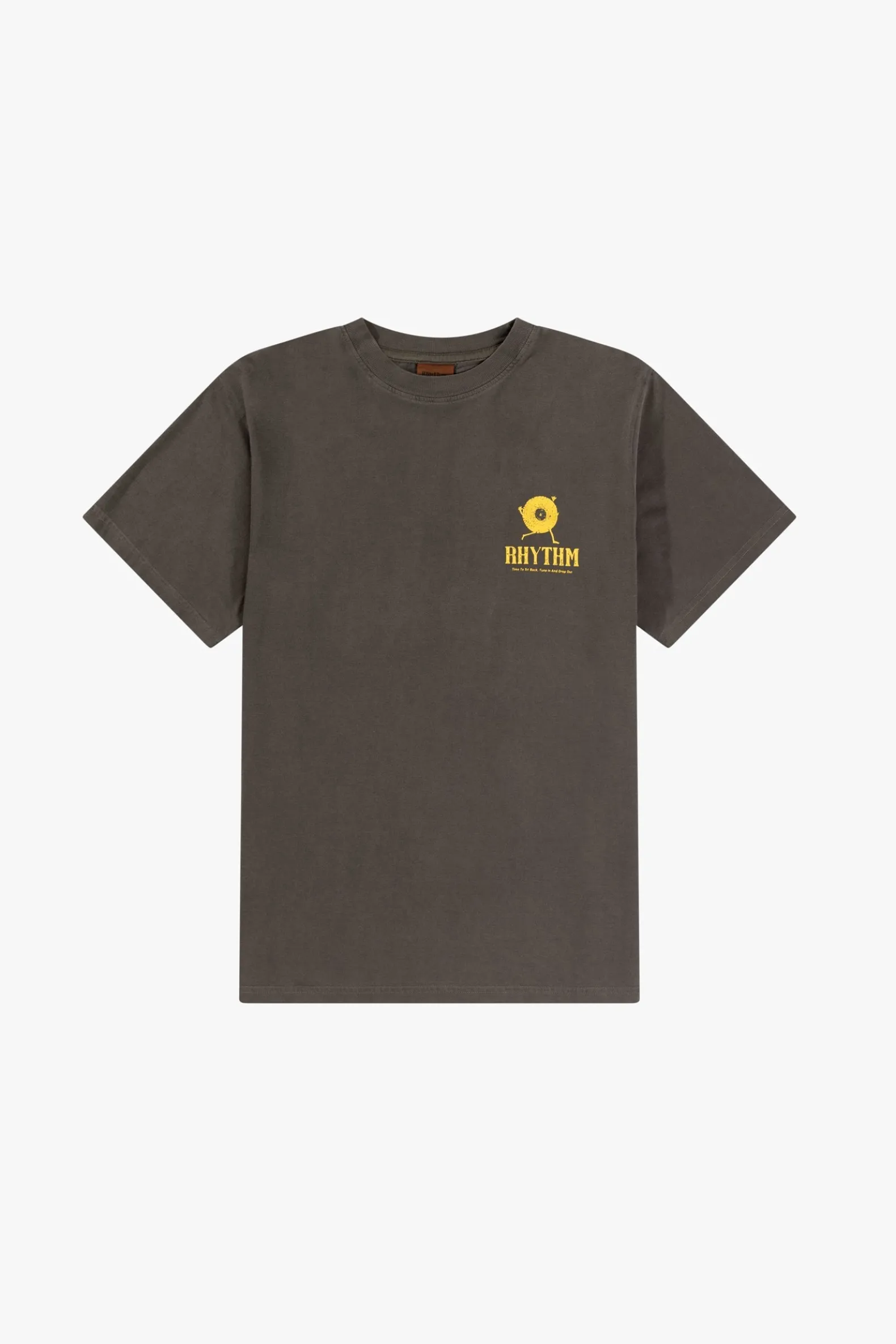 Record Vintage Ss T-Shirt Vintage Black