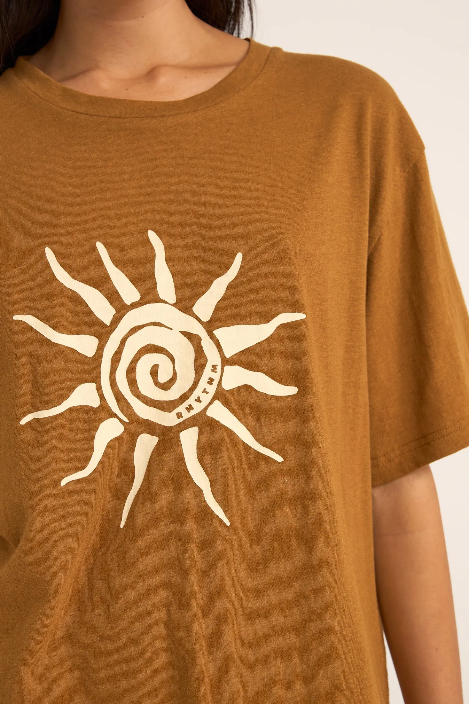 Seafarer Oversized T-Shirt Brown