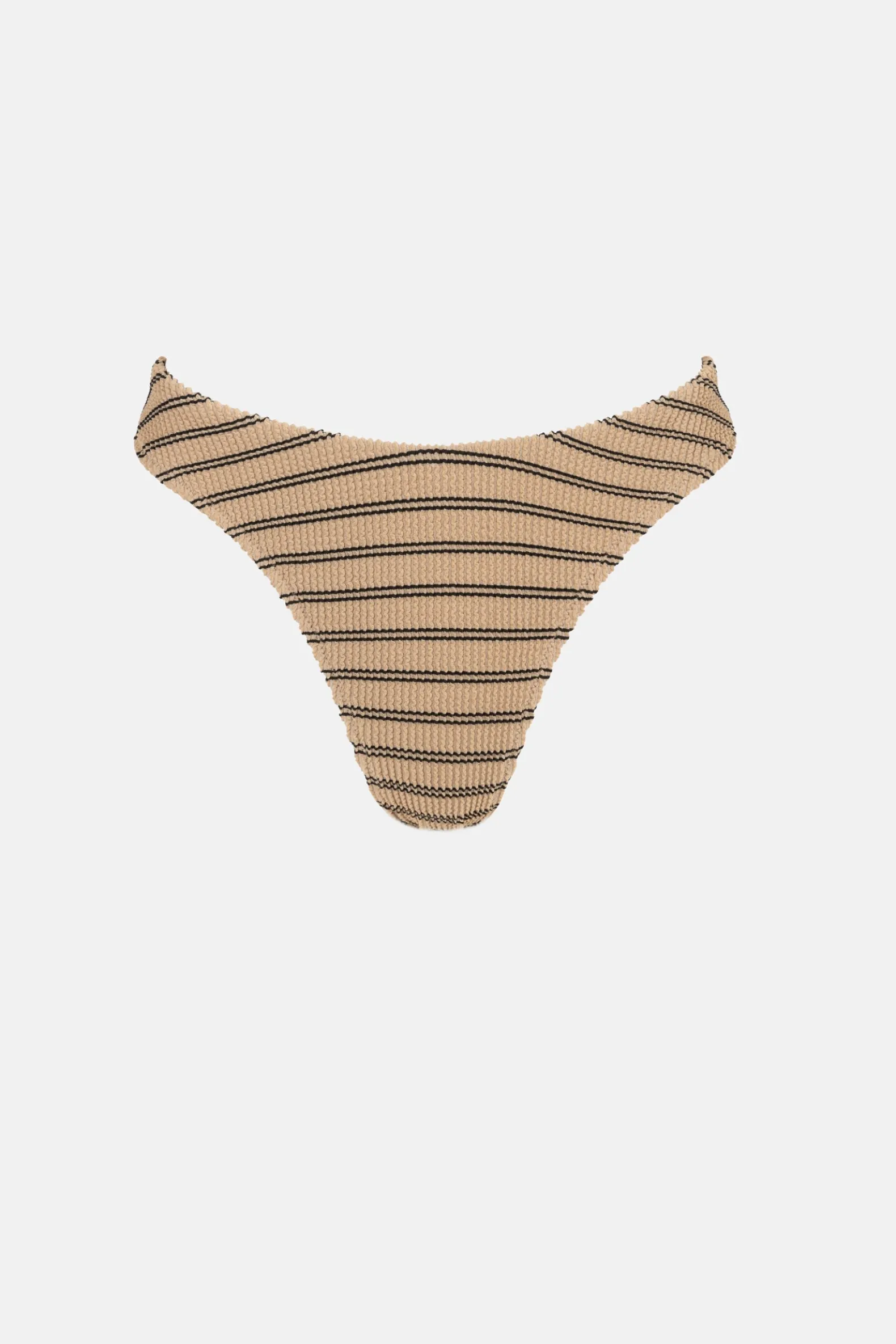 Sol Stripe Hi Cut Pant Black