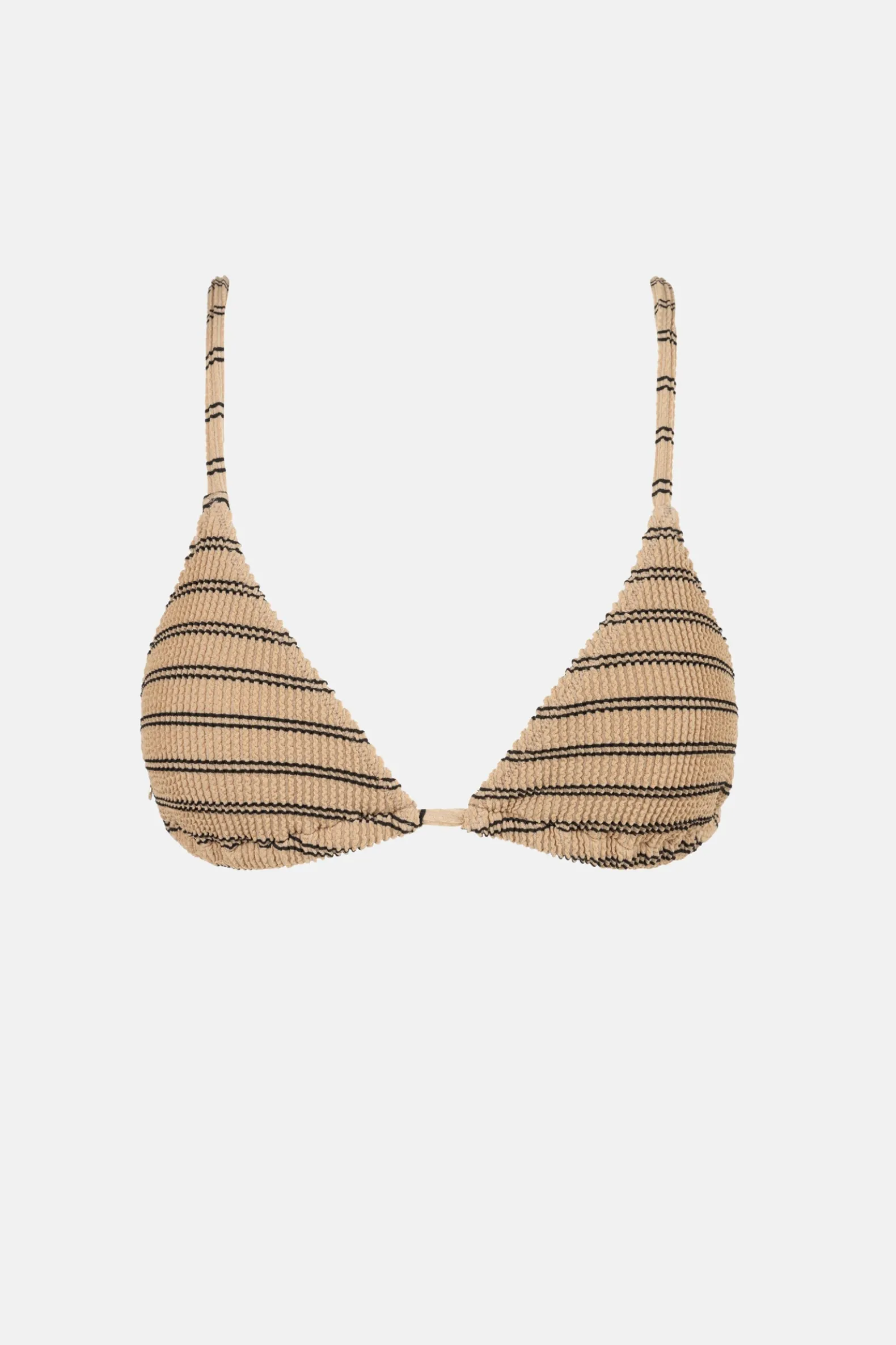 Sol Stripe Slide Tri Top Black