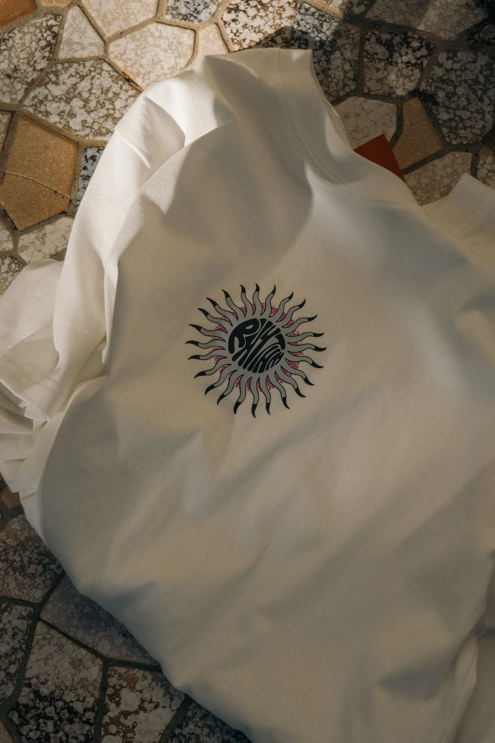 Sun Beams Vintage Ss T-Shirt Vintage White