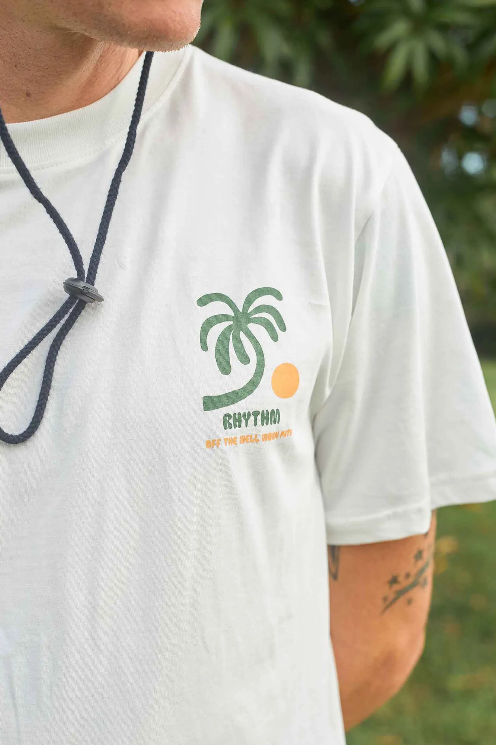 Trees Ss T-Shirt Vintage White