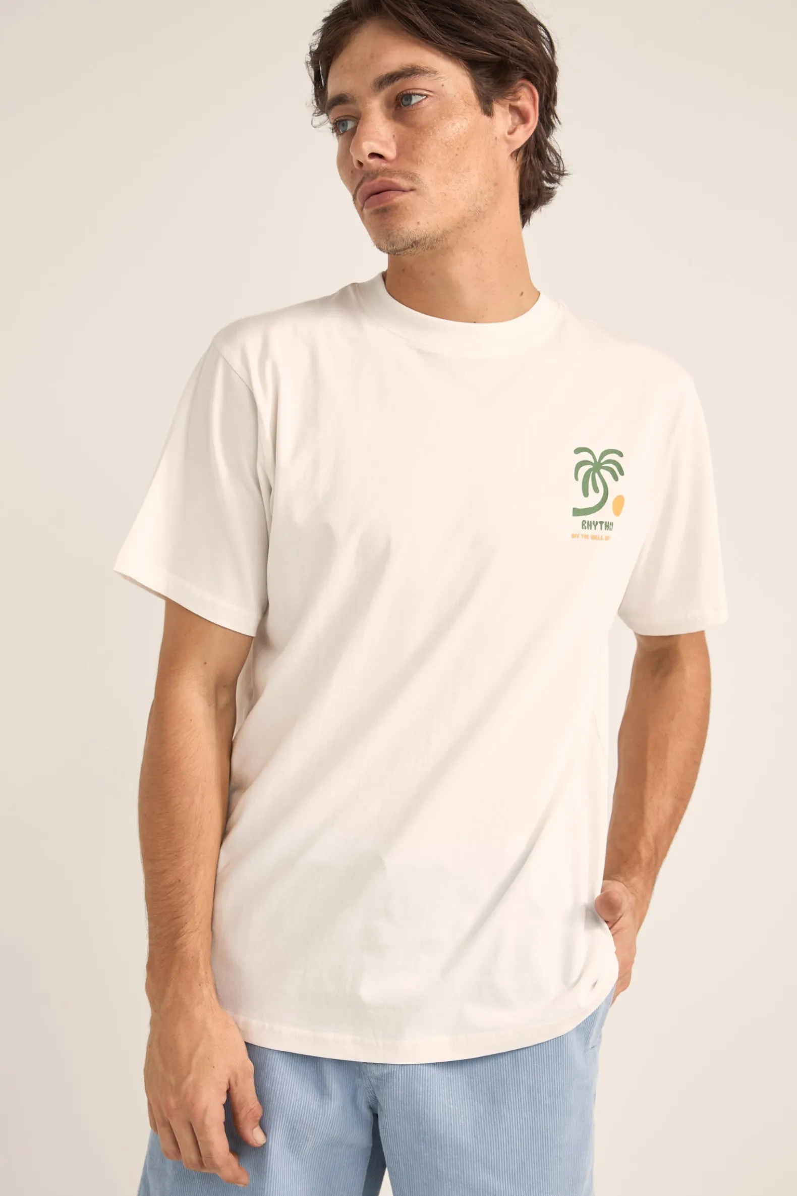 Trees Ss T-Shirt Vintage White