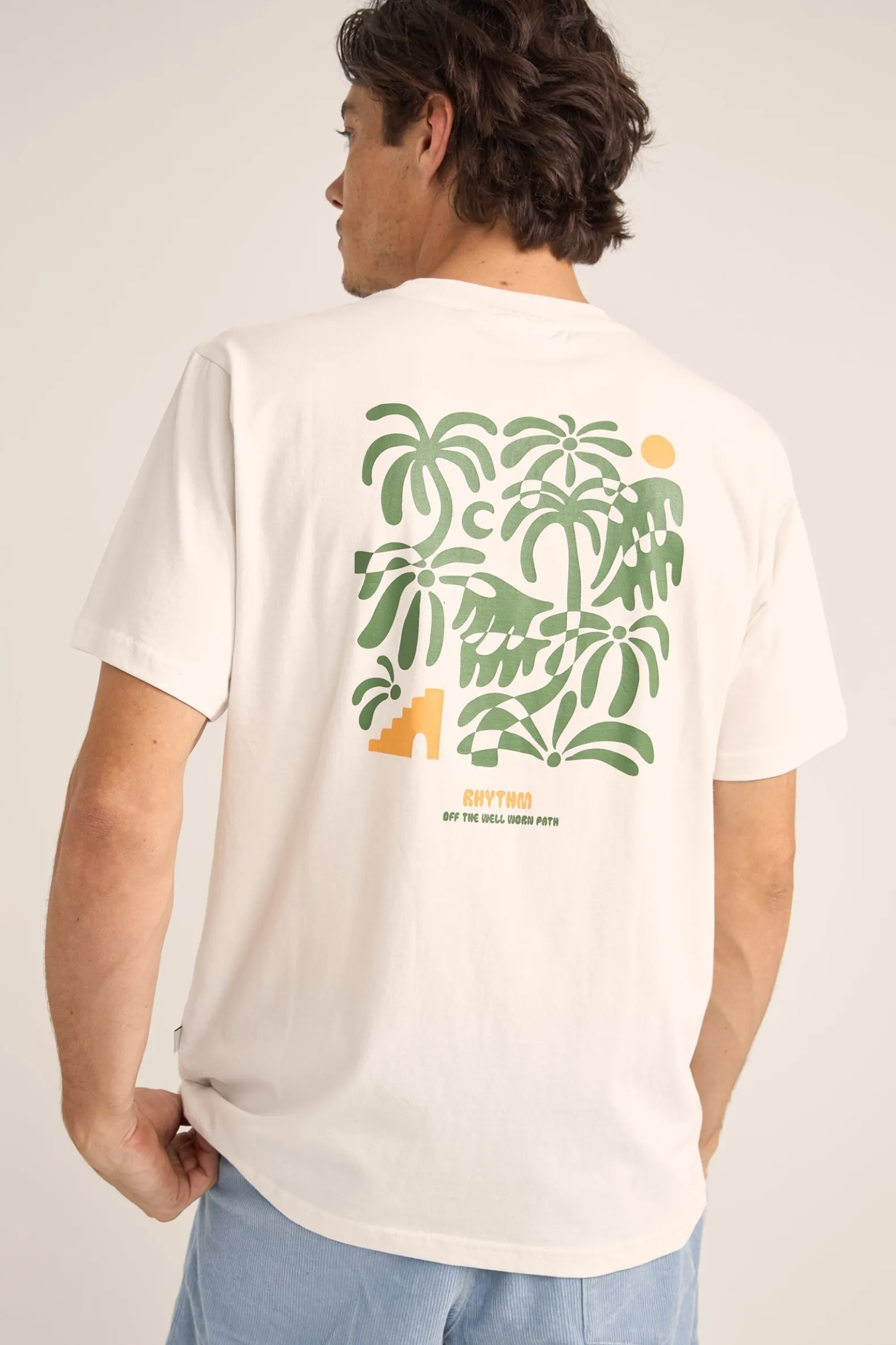 Trees Ss T-Shirt Vintage White