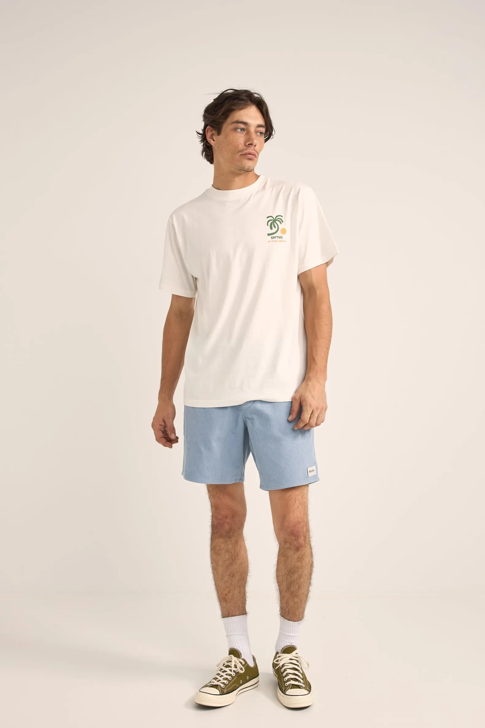 Trees Ss T-Shirt Vintage White