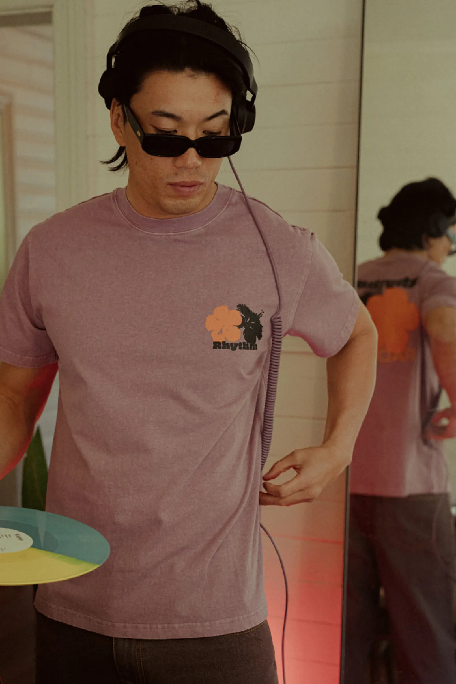 Tropic Radio Vintage Ss T-Shirt Grape