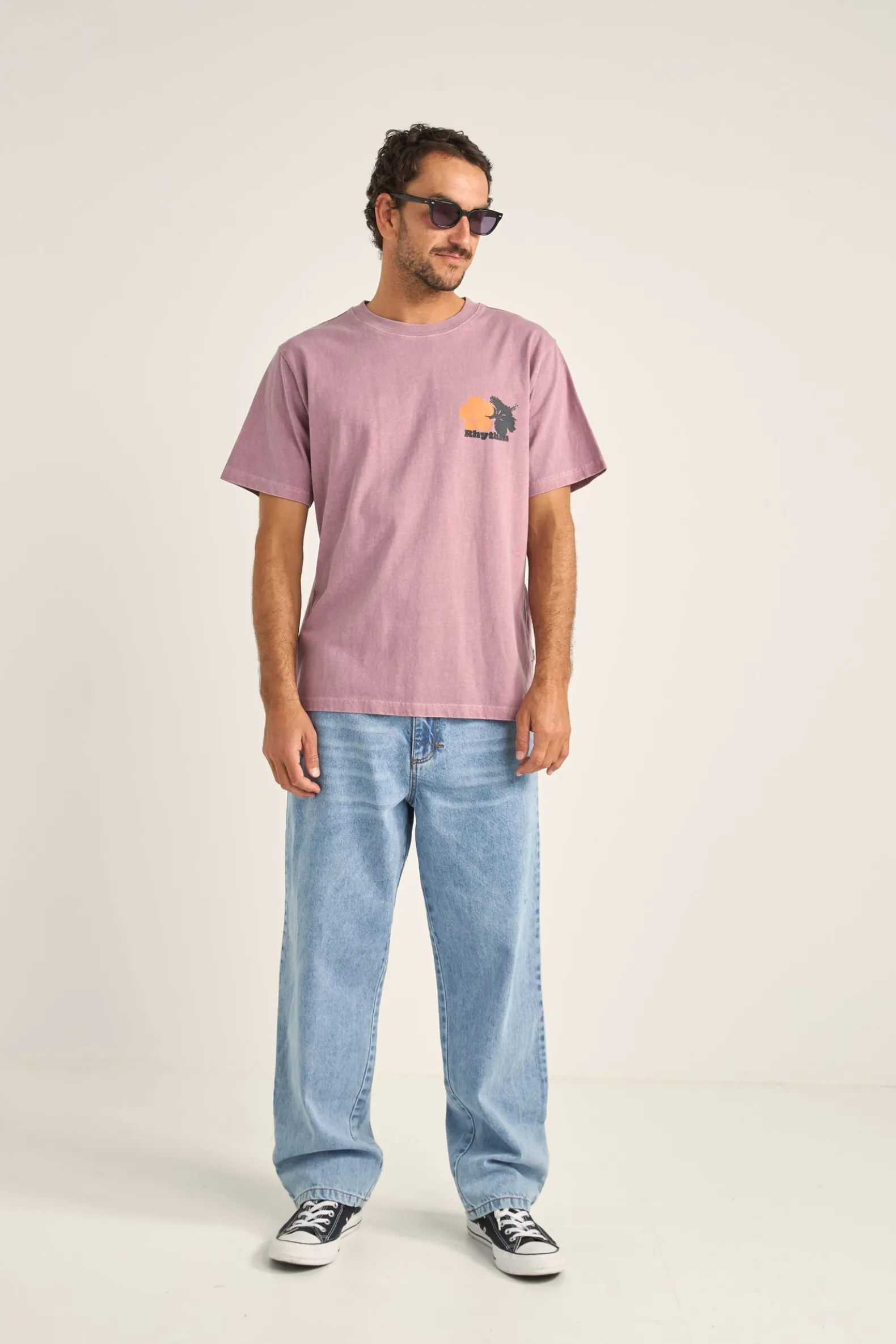 Tropic Radio Vintage Ss T-Shirt Grape